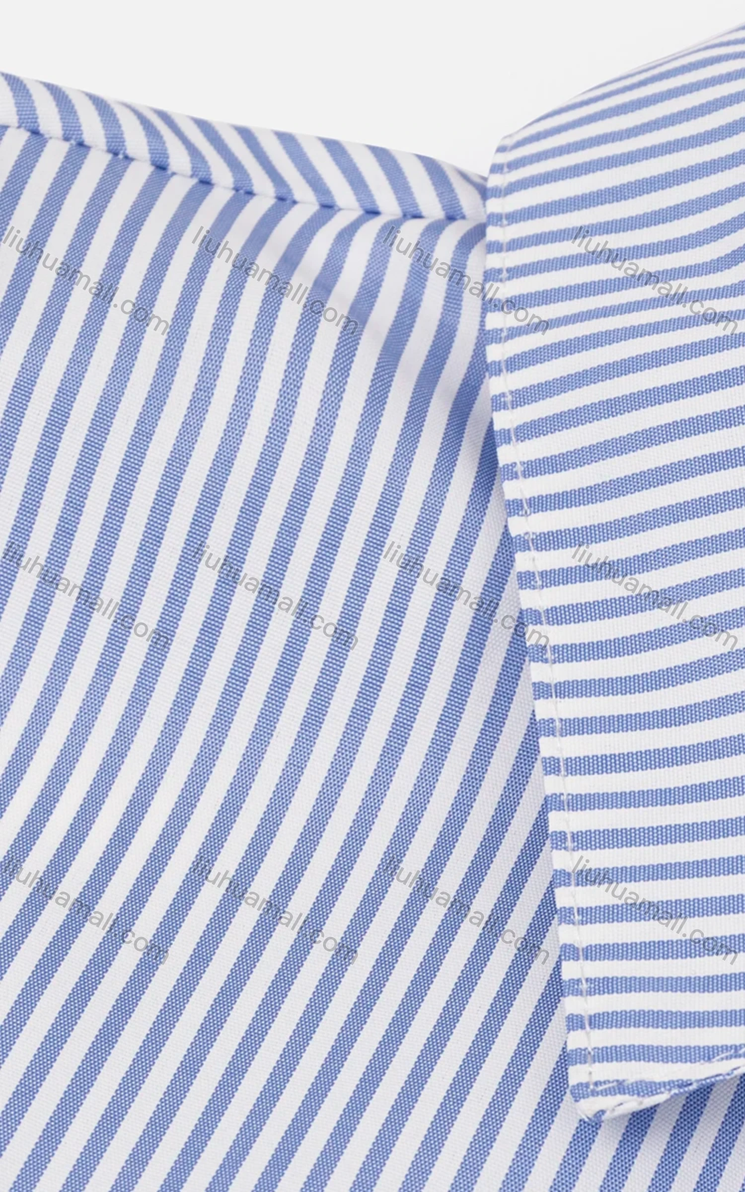 Wholesale Women's Fall Casual Striped Button Closure Spread-Collar Buckled Cuff Shirt - Liuhuamall