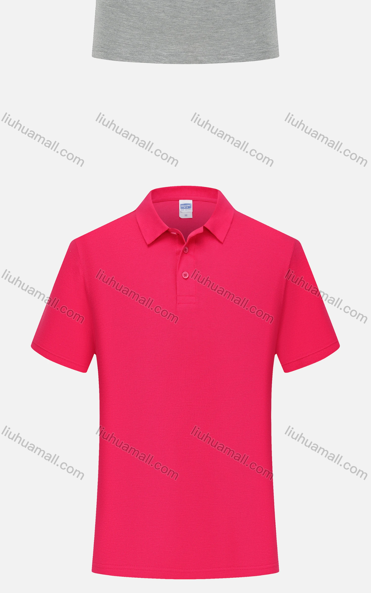 Wholesale Women's Plain Casual Short Sleeve Basics Polo Shirt 1680A# - Liuhuamall