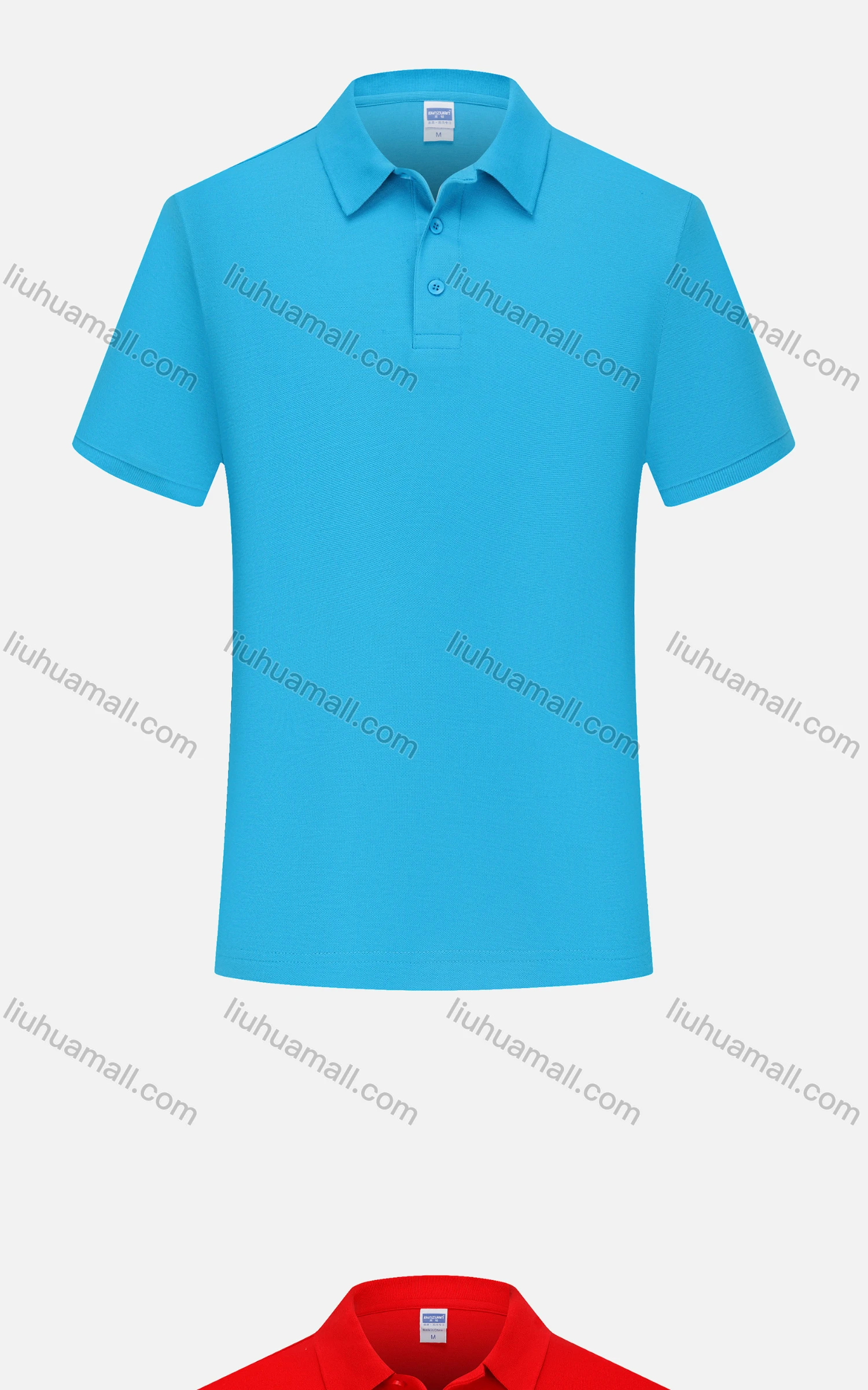 Wholesale Women's Plain Casual Short Sleeve Basics Polo Shirt 1680A# - Liuhuamall