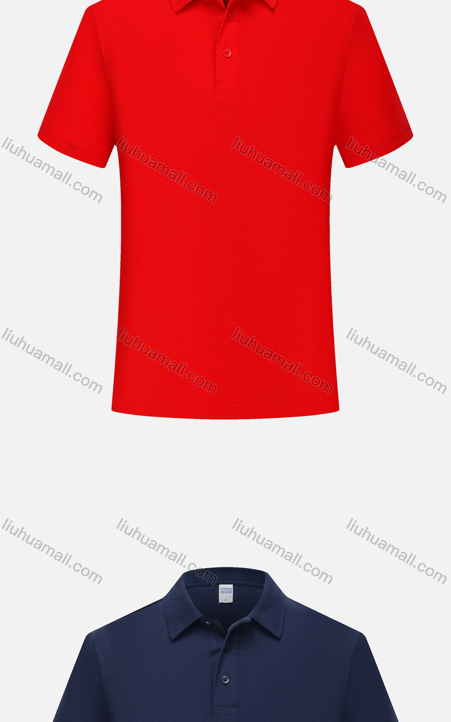 Wholesale Women's Plain Casual Short Sleeve Basics Polo Shirt 1680A# - Liuhuamall