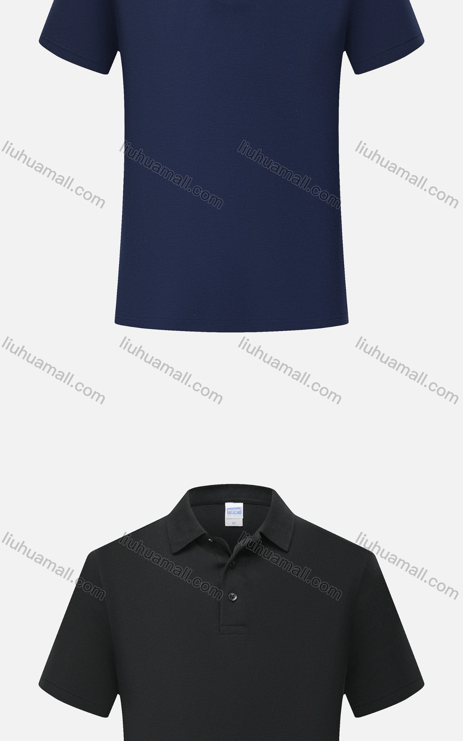 Wholesale Women's Plain Casual Short Sleeve Basics Polo Shirt 1680A# - Liuhuamall