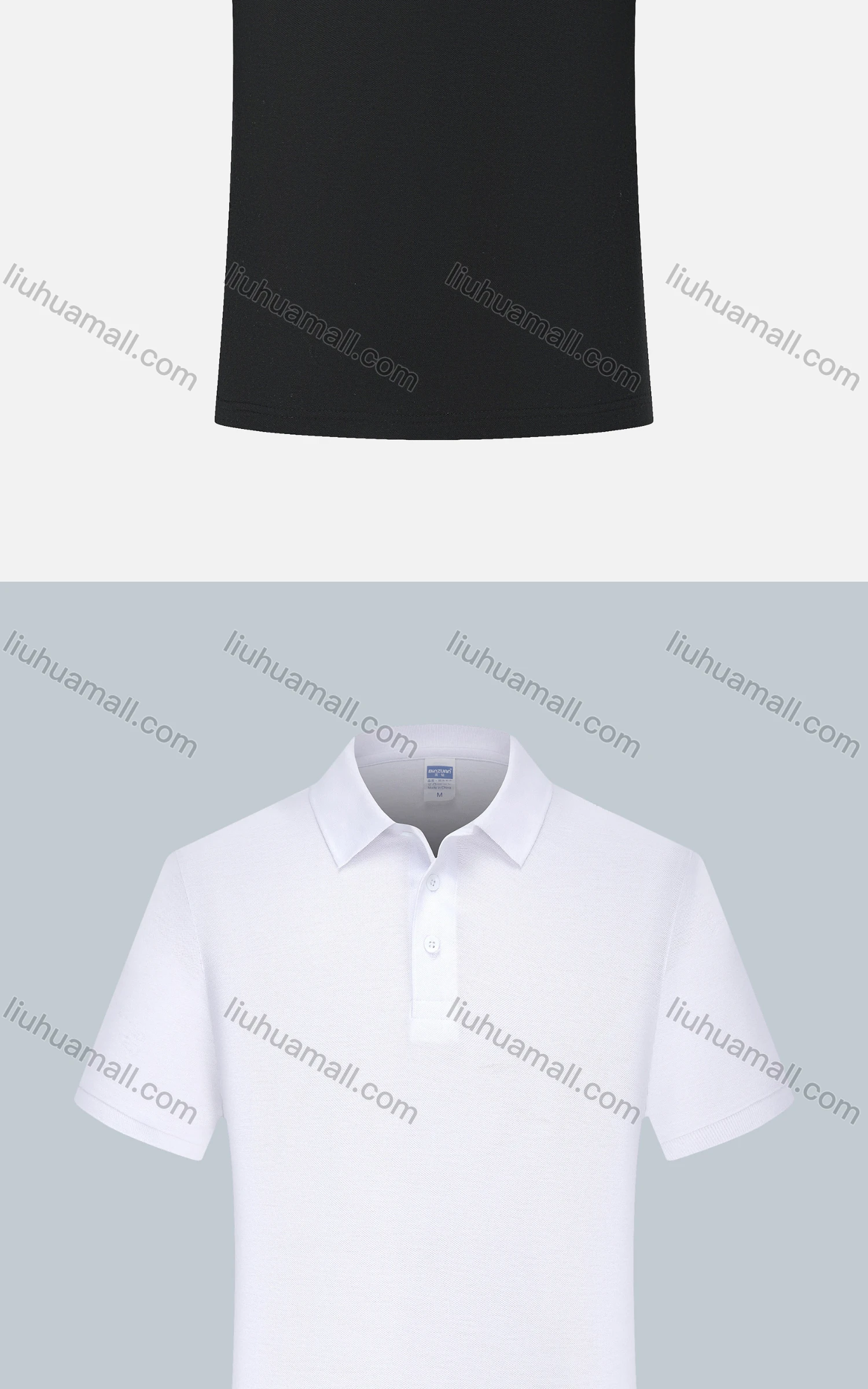 Wholesale Women's Plain Casual Short Sleeve Basics Polo Shirt 1680A# - Liuhuamall