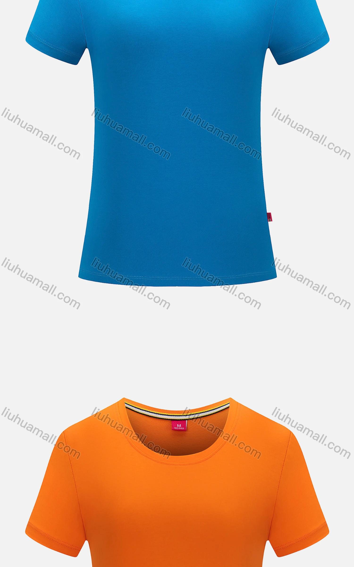 Wholesale Women's Crew Neck Slim Fit No-Pilling Casual Active Tee 205B# - Liuhuamall