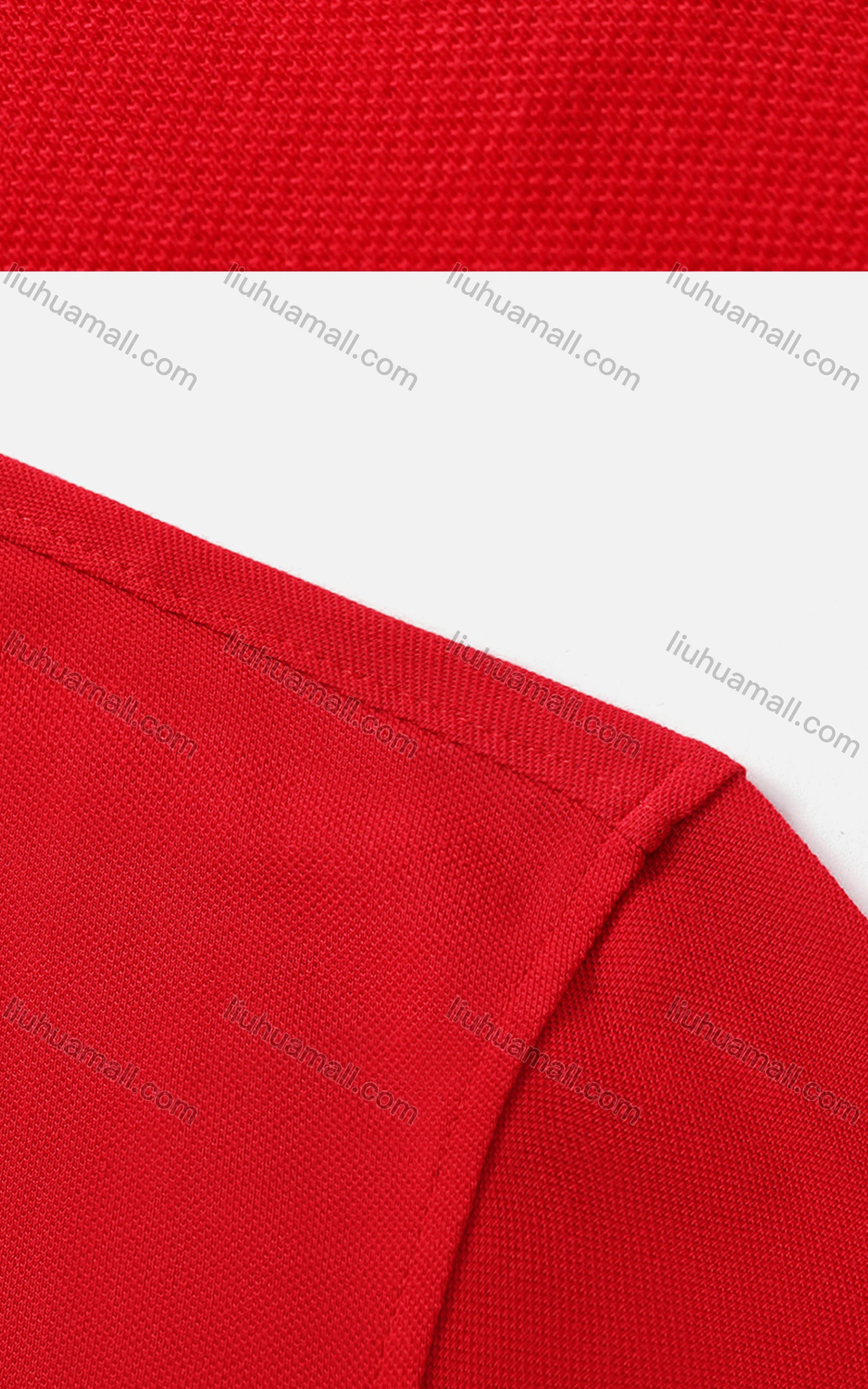 Wholesale Men's Contrast Striped Trim Patch Pocket Short Sleeve Polo Shirt 903# - Liuhuamall