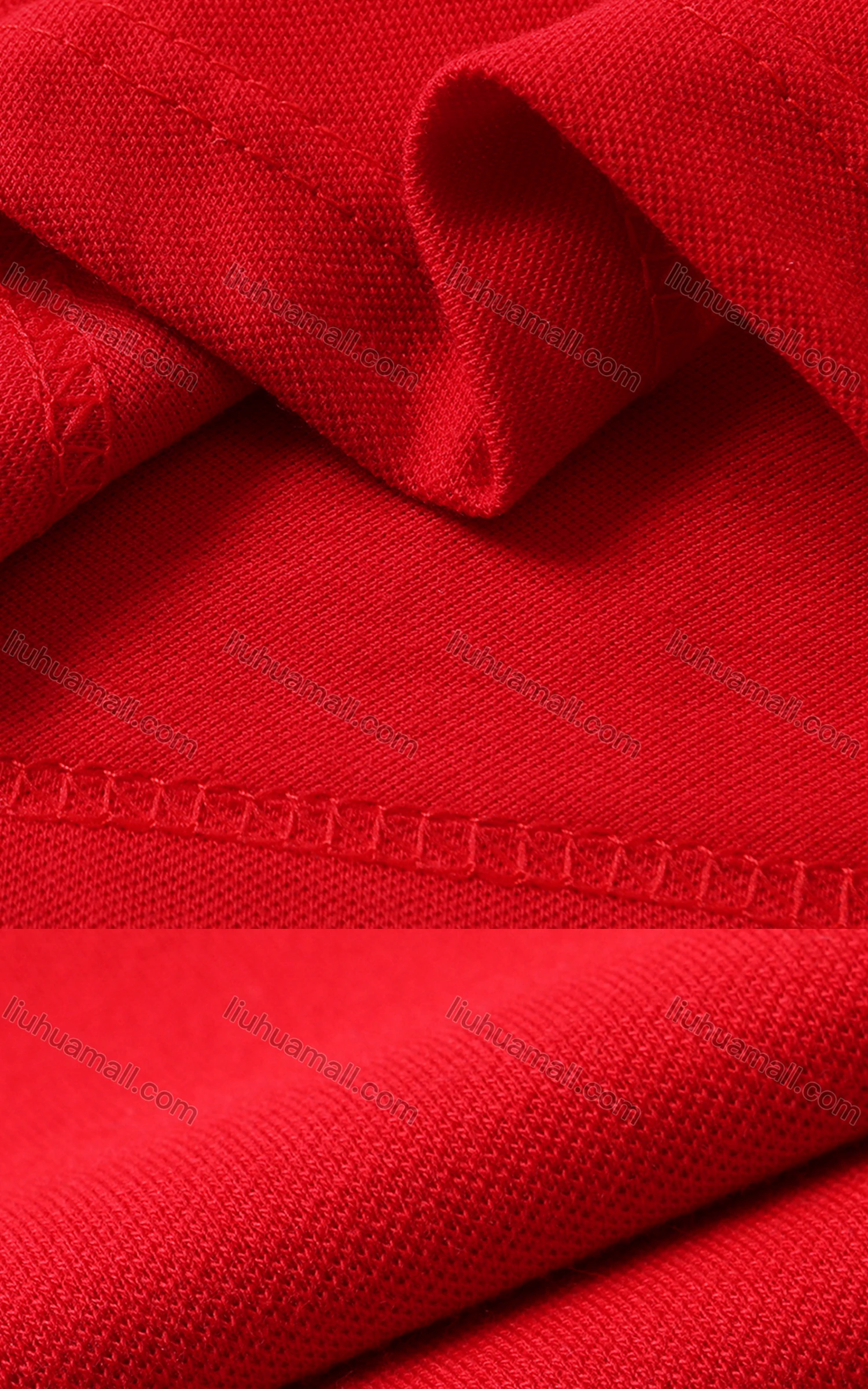 Wholesale Men's Contrast Striped Trim Patch Pocket Short Sleeve Polo Shirt 903# - Liuhuamall