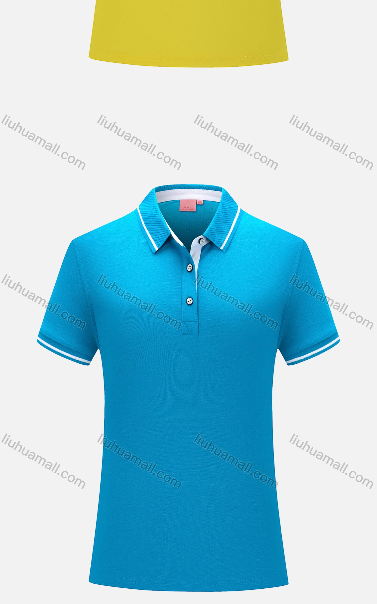 Wholesale Women's Sport Short Sleeve Slim Fit Polo Shirt 1878B# - Liuhuamall
