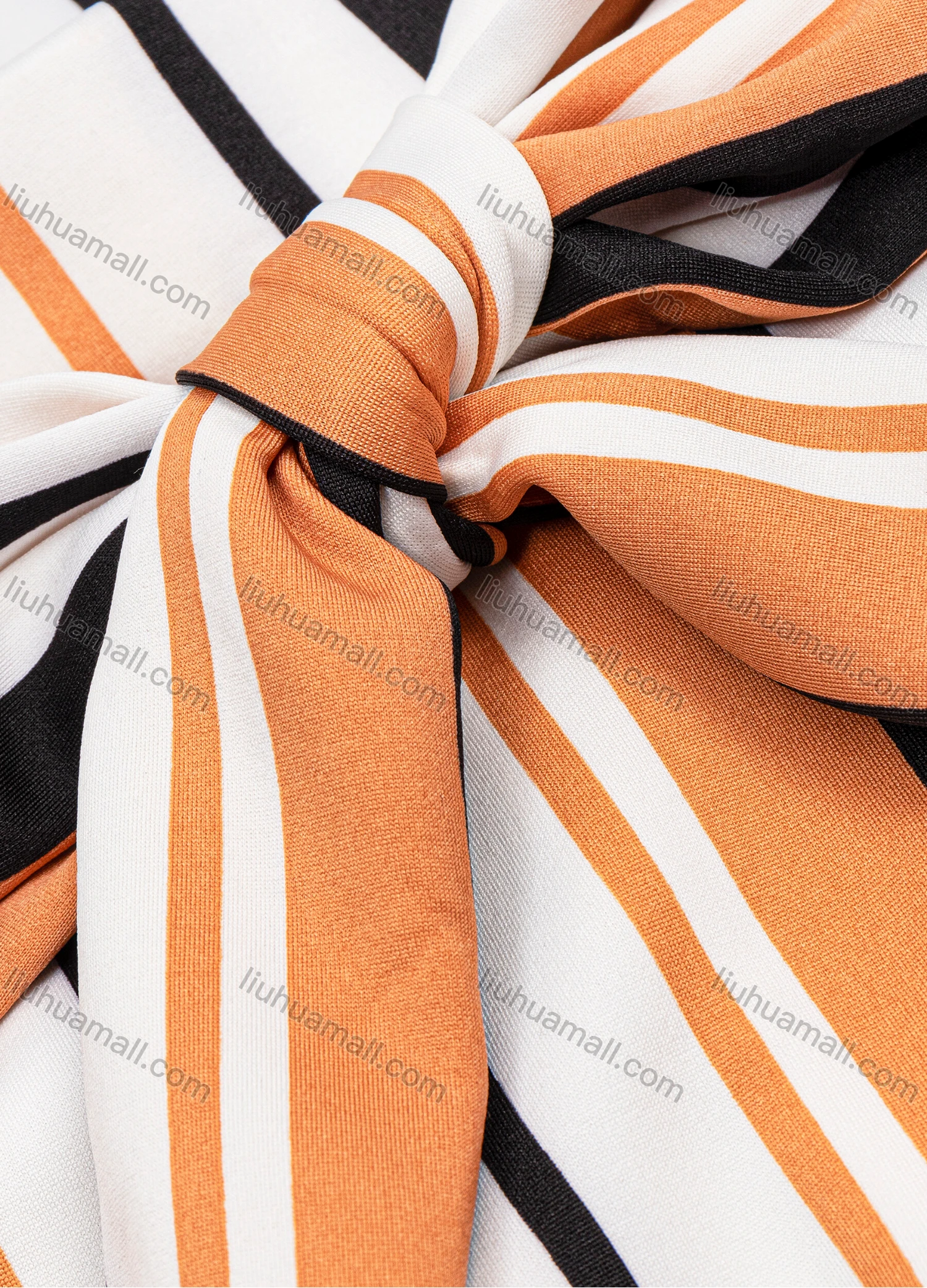 Wholesale Women's Casual Colorful Striped Skinny Pants With Belted - Liuhuamall