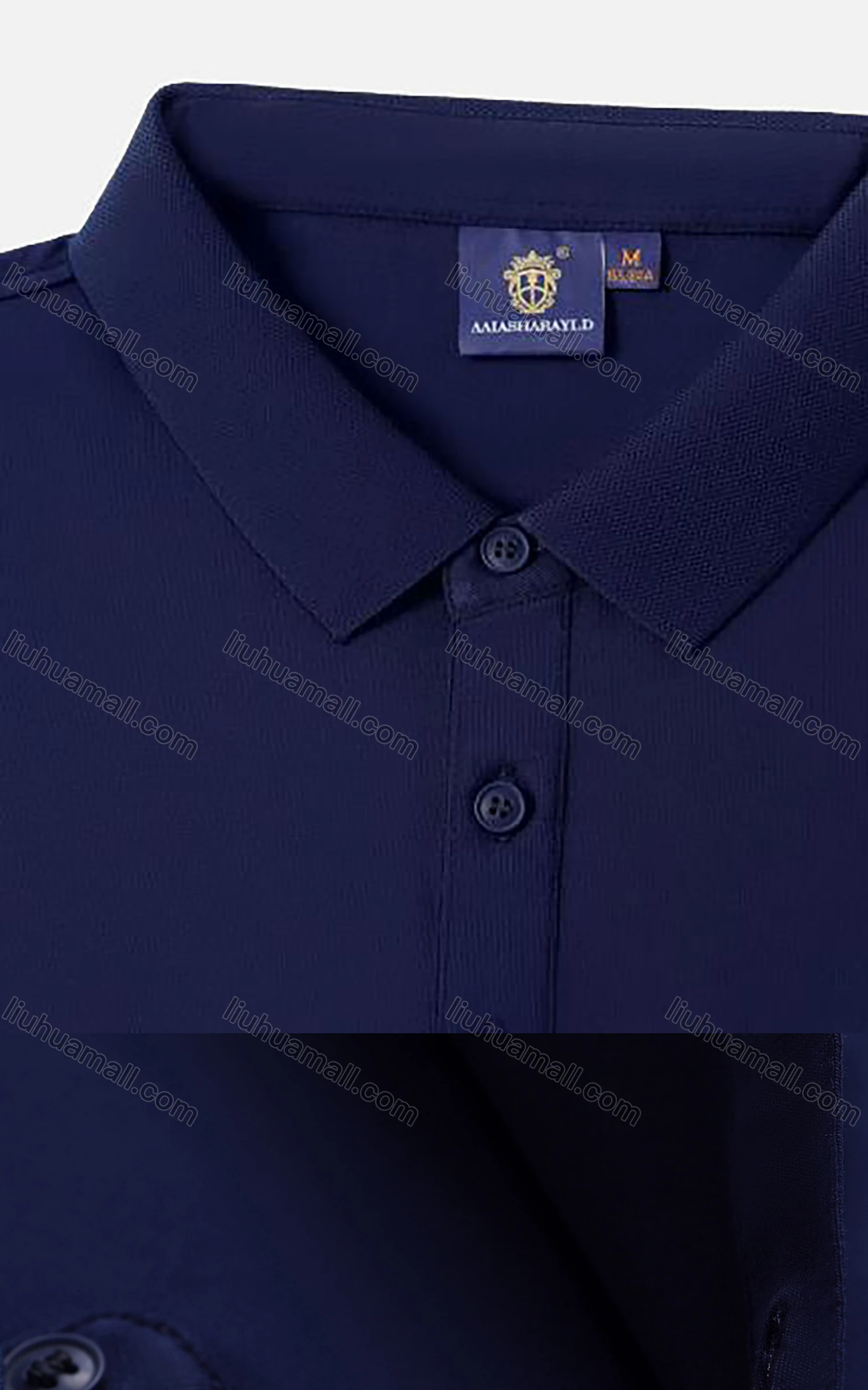 Wholesale Men's Basics Plain Casual Short Sleeve Slim Fit Polo Shirt 1800# - Liuhuamall