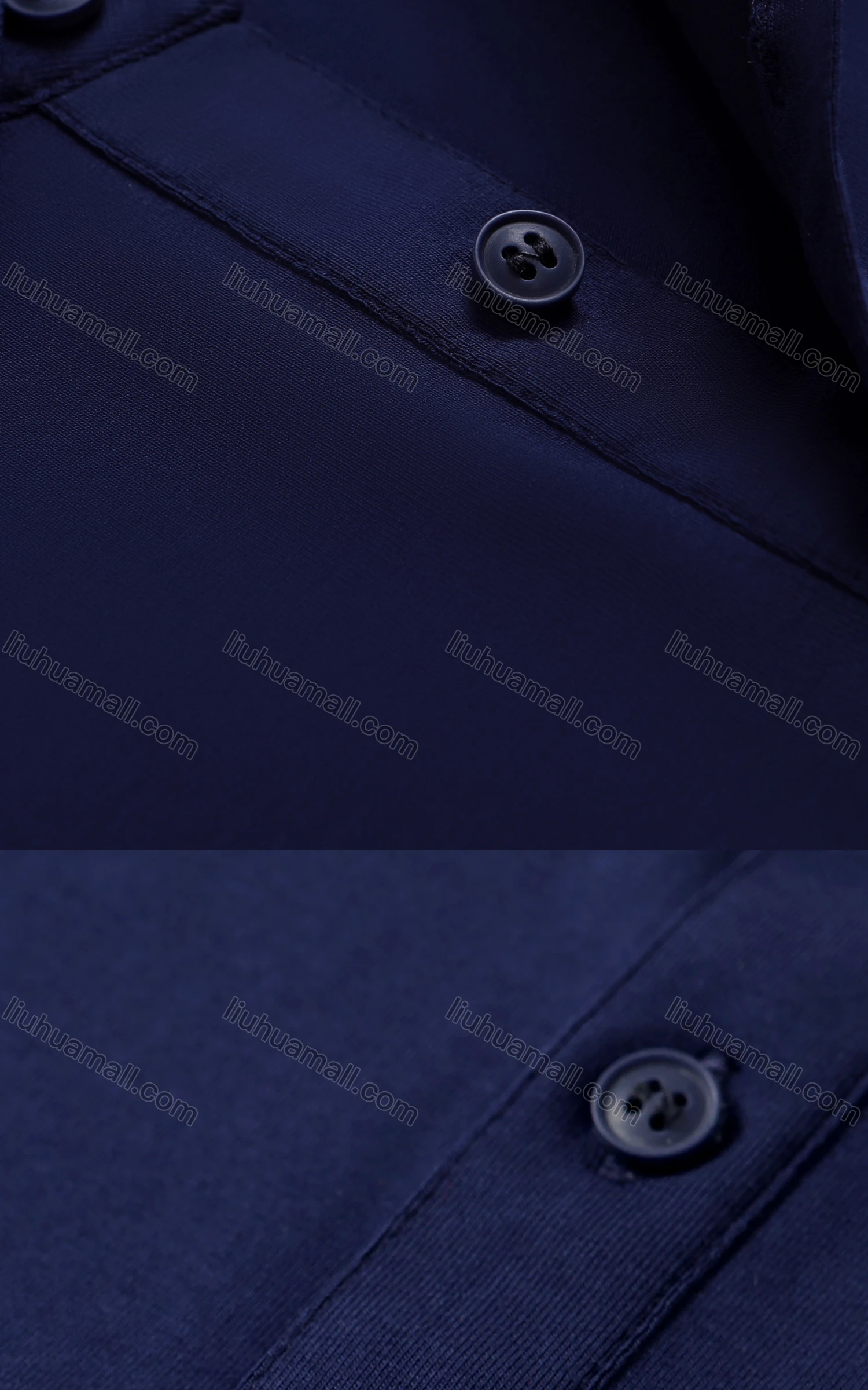 Wholesale Men's Basics Plain Casual Short Sleeve Slim Fit Polo Shirt 1800# - Liuhuamall