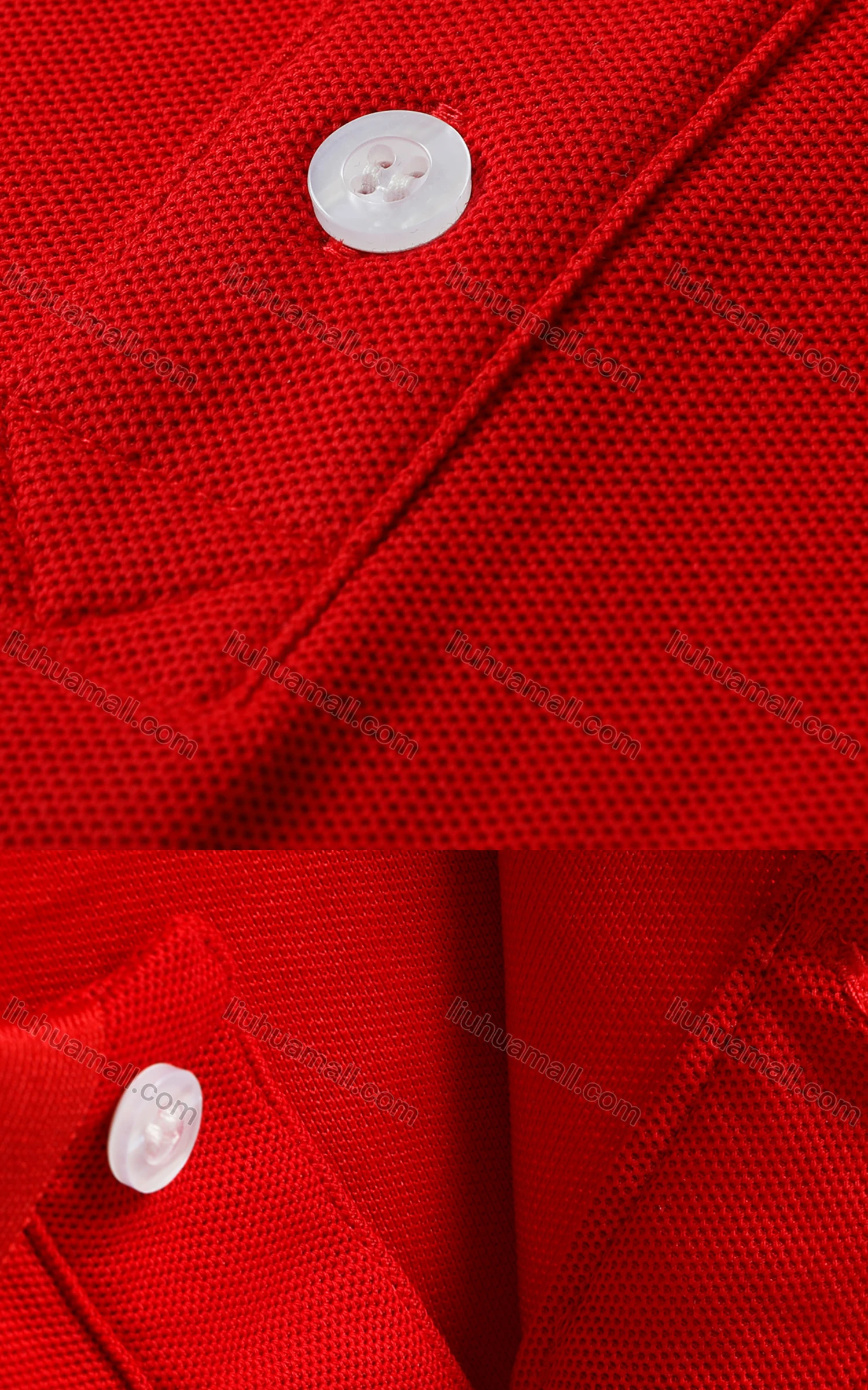 Wholesale Men's Casual Plain Stretch Vented Hem Short Sleeve Polo Shirt 8518# - Liuhuamall