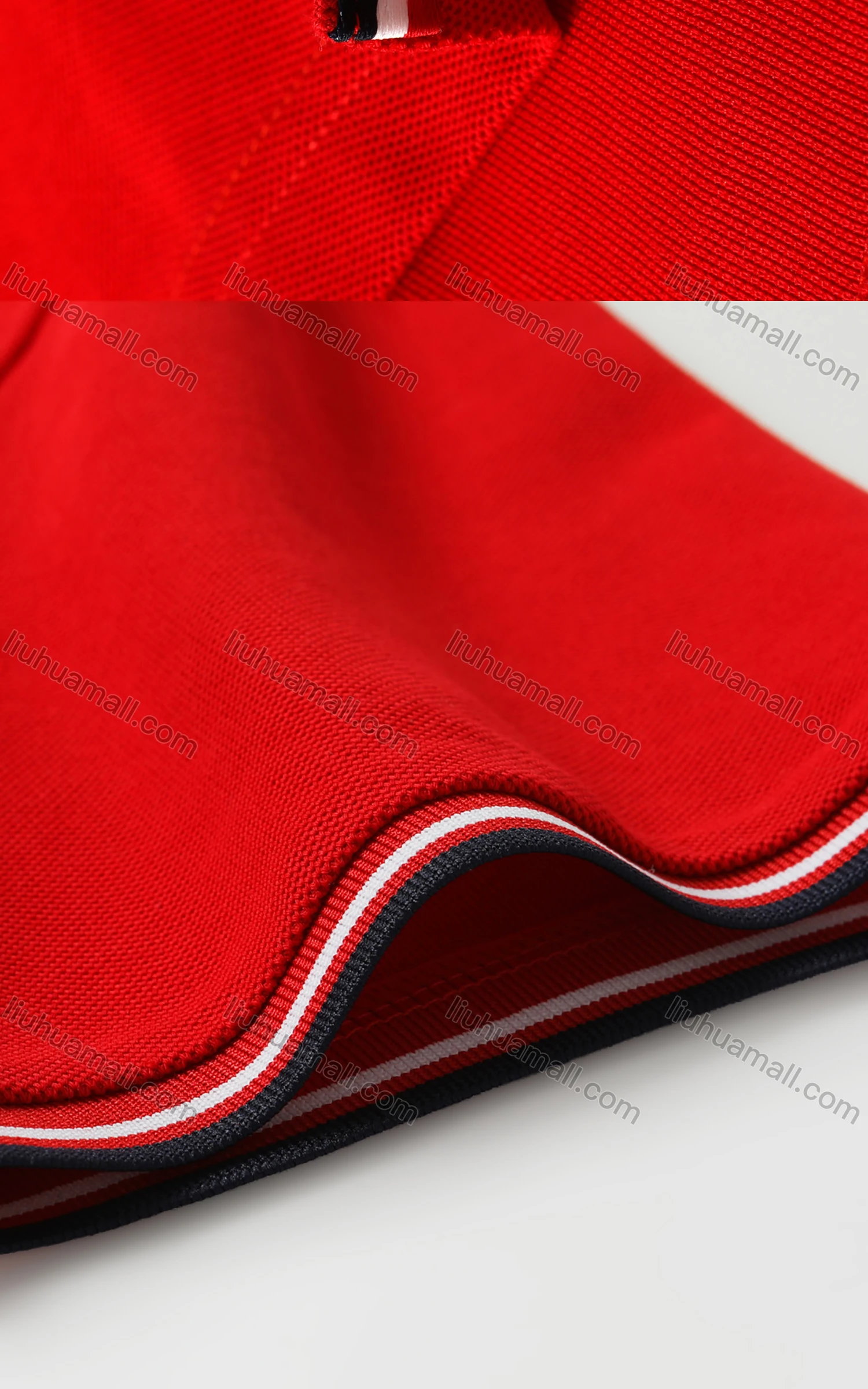 Wholesale Men's Casual Plain Stretch Vented Hem Short Sleeve Polo Shirt 8518# - Liuhuamall