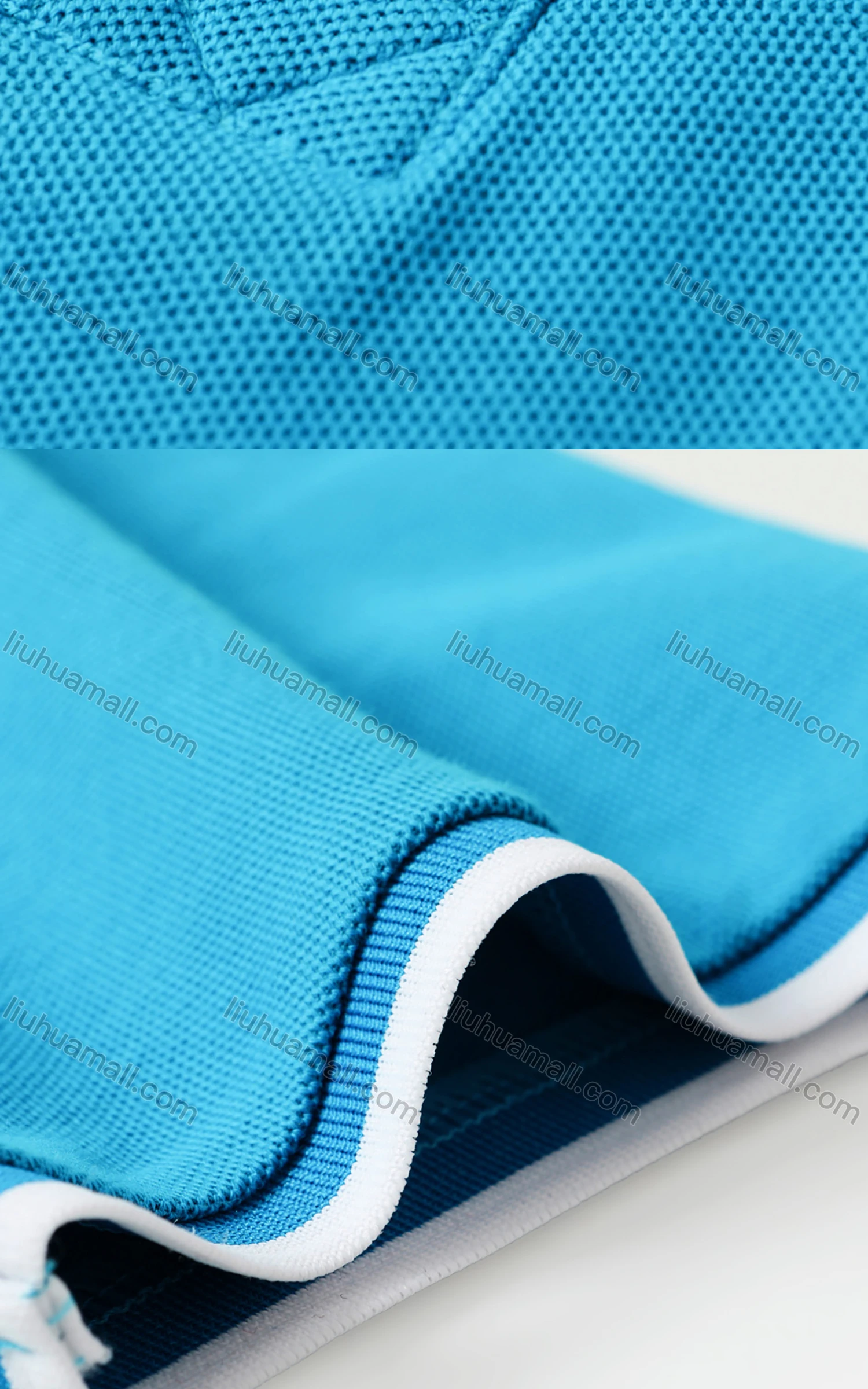 Wholesale Men's Casual Short Sleeve Slim Fit Striped Trim Polo Shirt 8519# - Liuhuamall