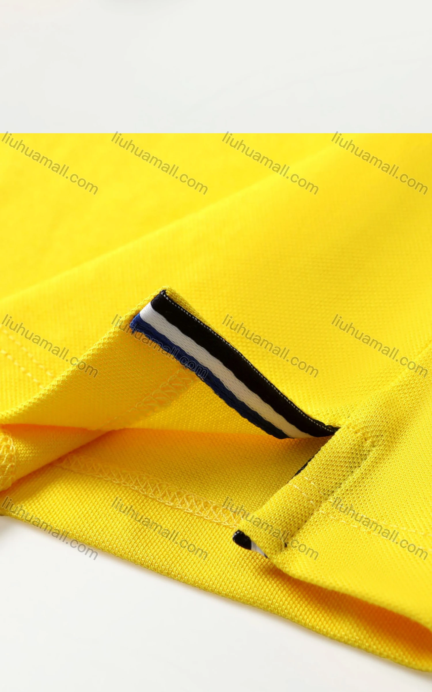 Wholesale Men's Casual Short Sleeve Slim Fit Vented Hem Polo Shirt 8833# - Liuhuamall