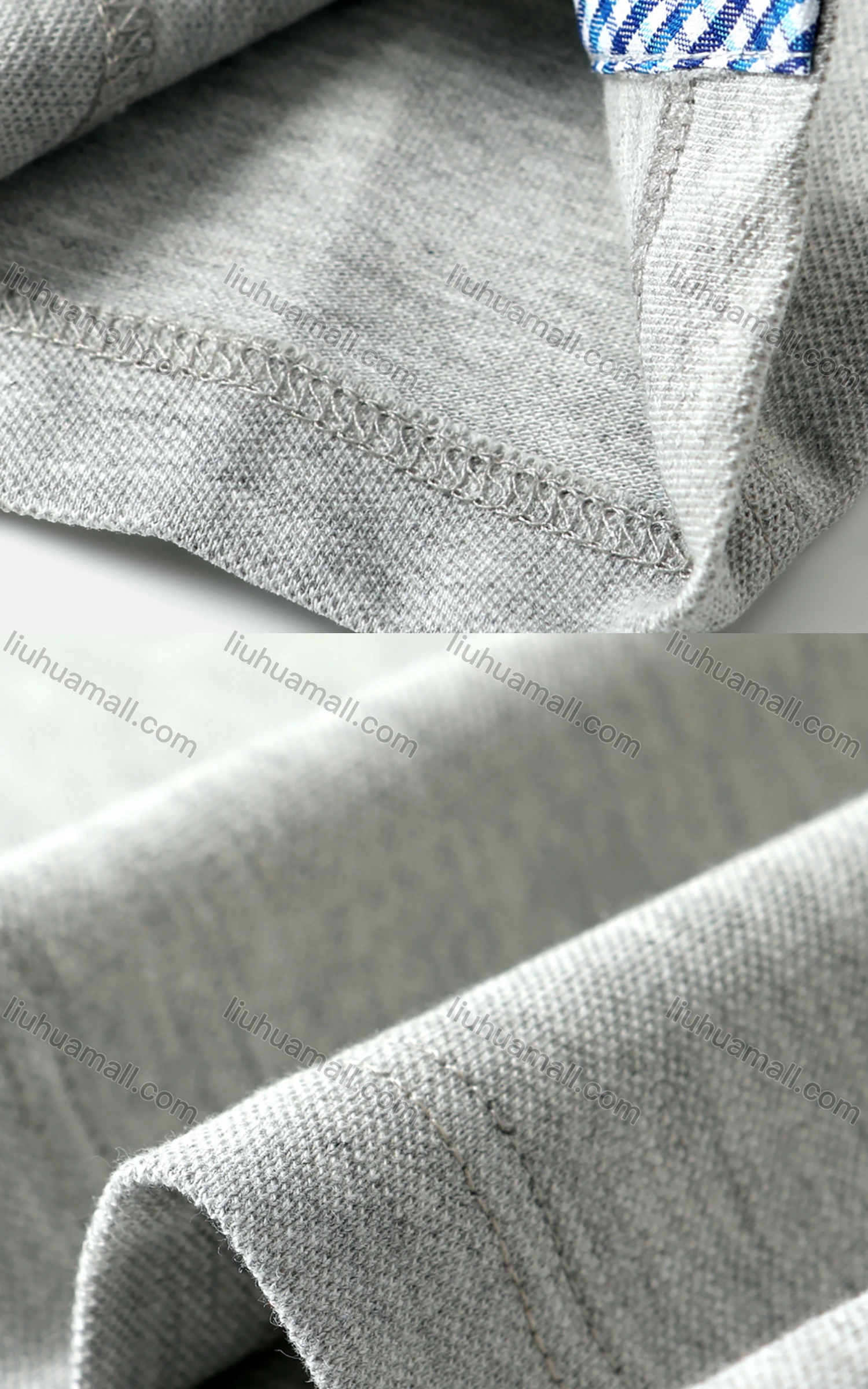 Wholesale Men's Casual Vented Hem Short Sleeve Plain Stretch Polo Shirt 8836# - Liuhuamall