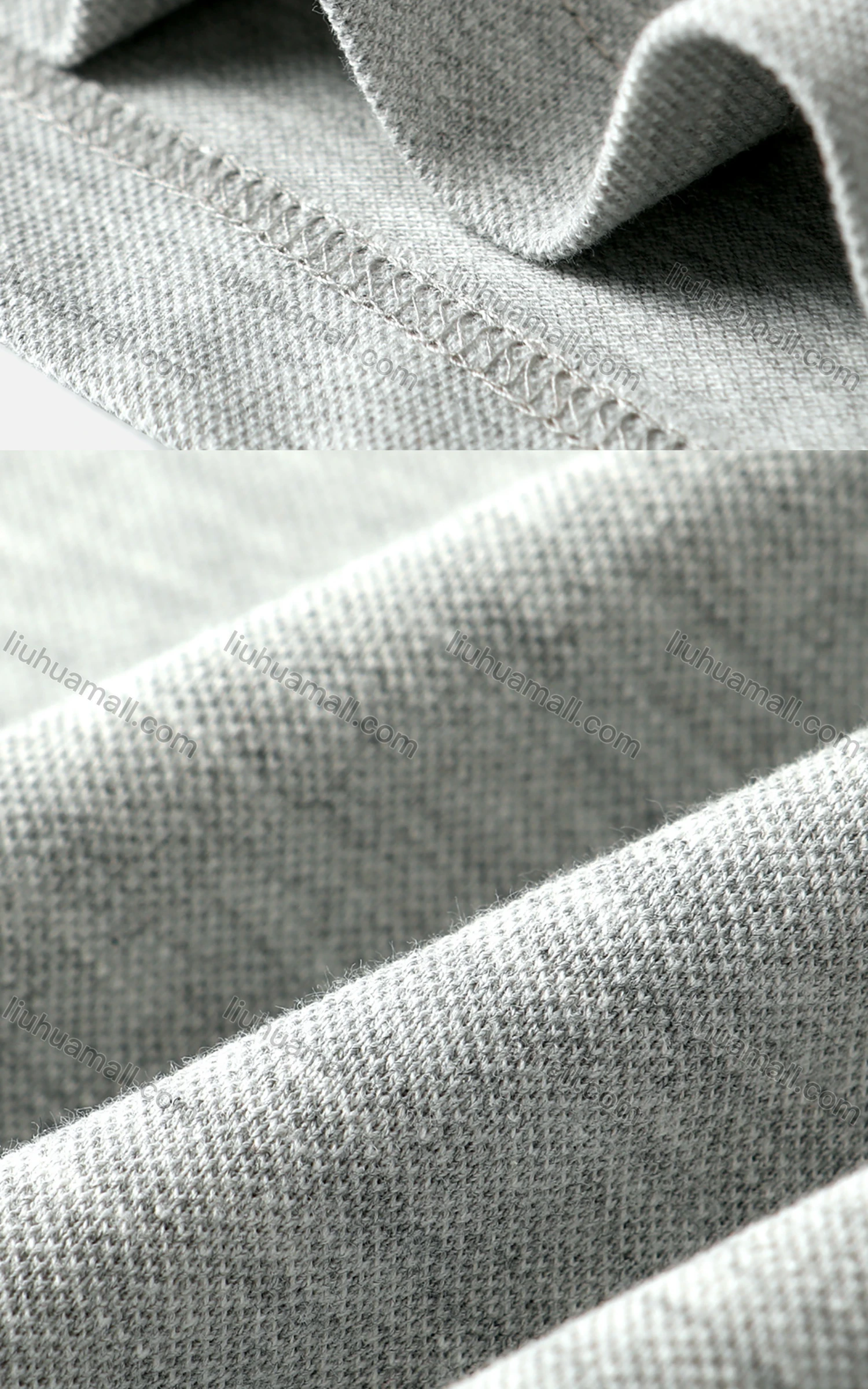 Wholesale Men's Casual Vented Hem Short Sleeve Plain Stretch Polo Shirt 8836# - Liuhuamall