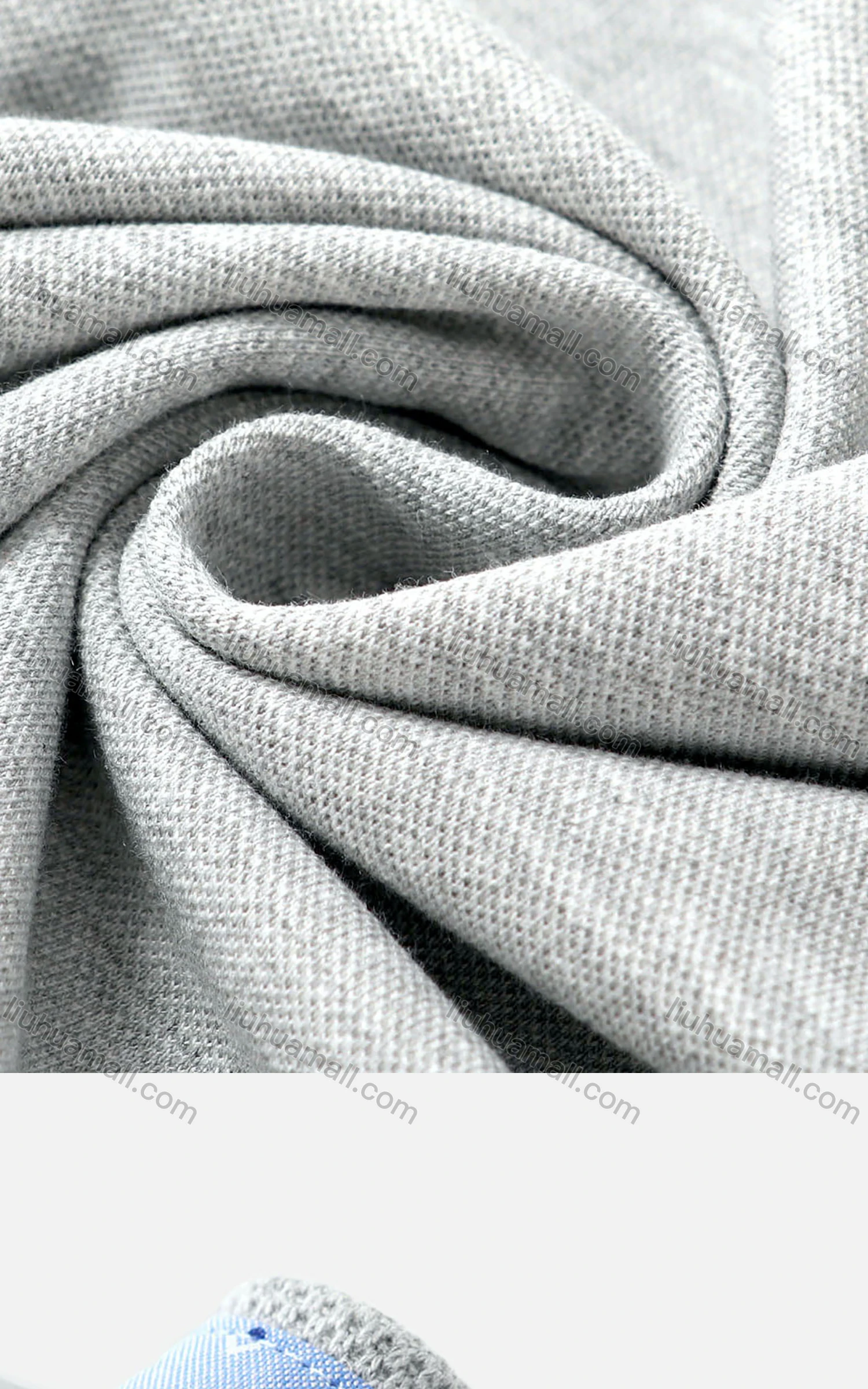 Wholesale Men's Casual Short Sleeve Striped Trim Vented Hem Polo Shirt 8837# - Liuhuamall