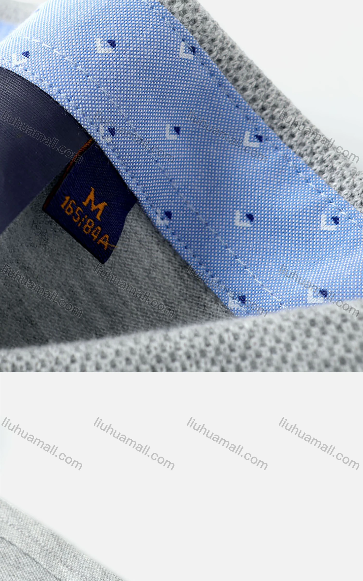 Wholesale Men's Casual Short Sleeve Striped Trim Vented Hem Polo Shirt 8837# - Liuhuamall