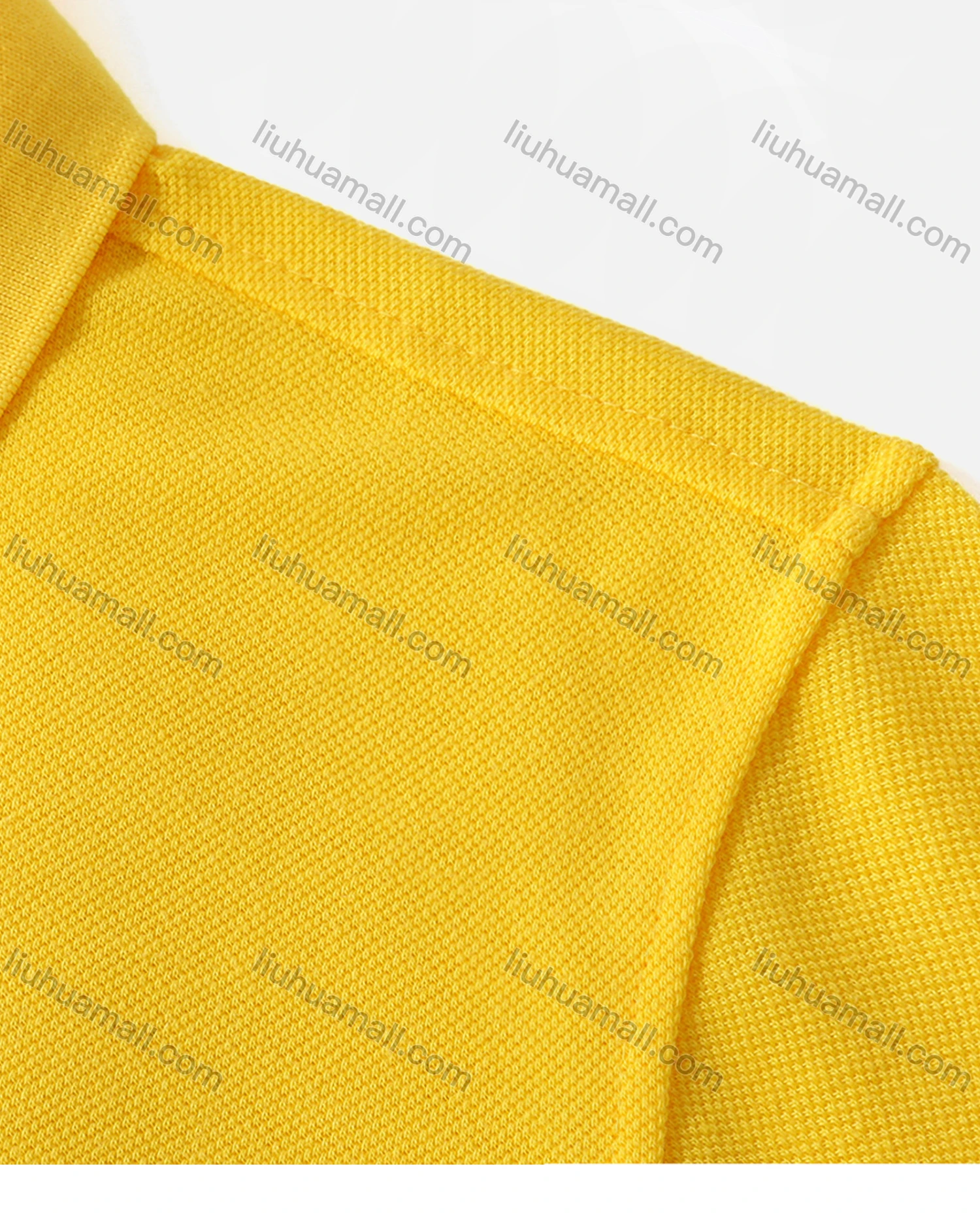 Wholesale Men's Basics Short Sleeve Vented Hem Plain Polo Shirt 106# - Liuhuamall