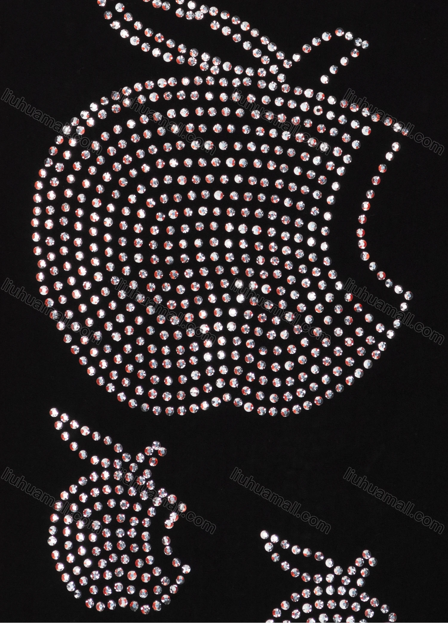 Wholesale Women's African Bat Sleeve Plus Size Rhinestone Colorblock Maxi Kaftan Dress With Turban SB-28-SS# - Liuhuamall