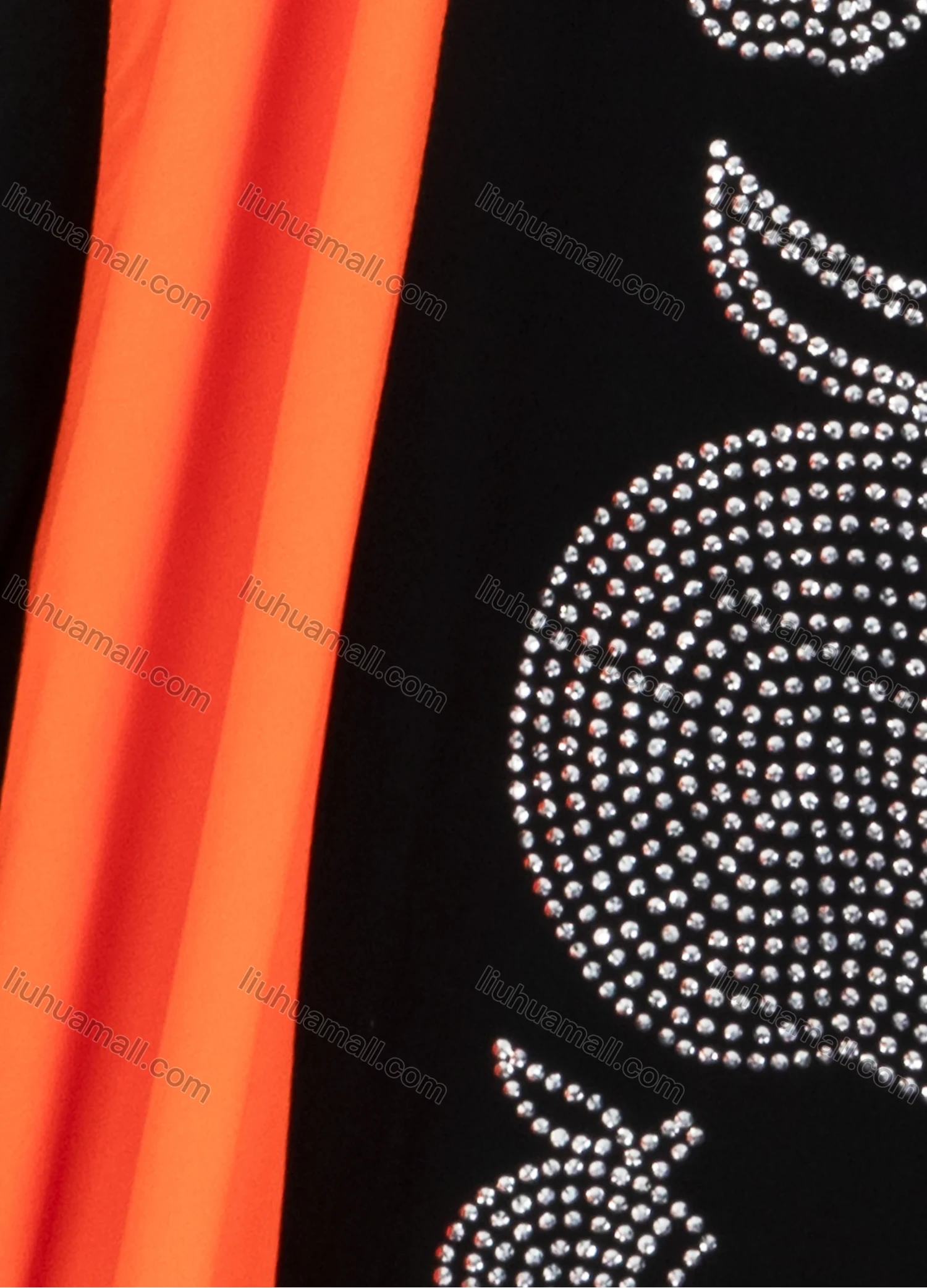 Wholesale Women's African Bat Sleeve Plus Size Rhinestone Colorblock Maxi Kaftan Dress With Turban SB-28-SS# - Liuhuamall