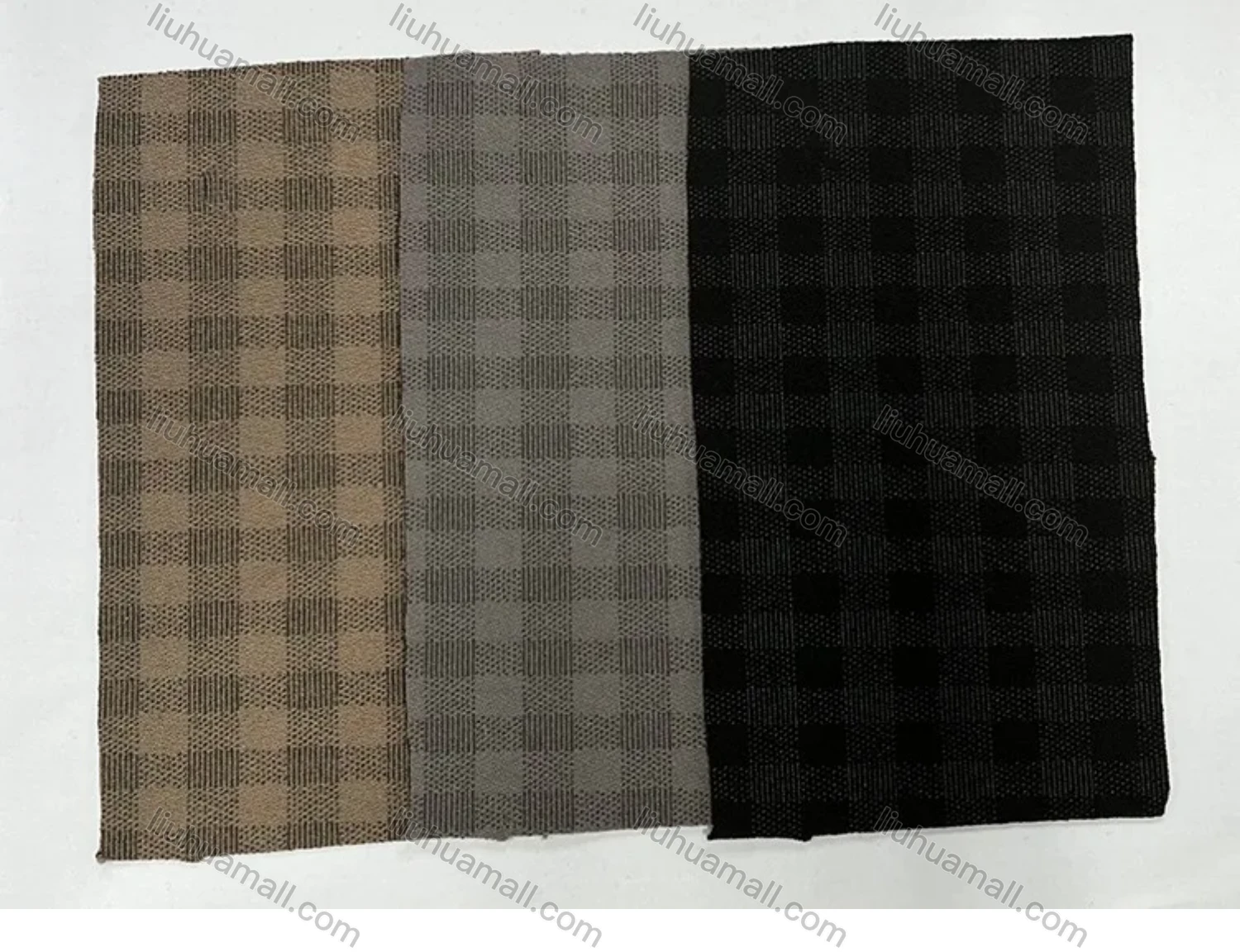 Wholesale Women's Casual Plus Size High Elastic Plaid Print Stright Leg Pants With Drawstring 33026# - Liuhuamall