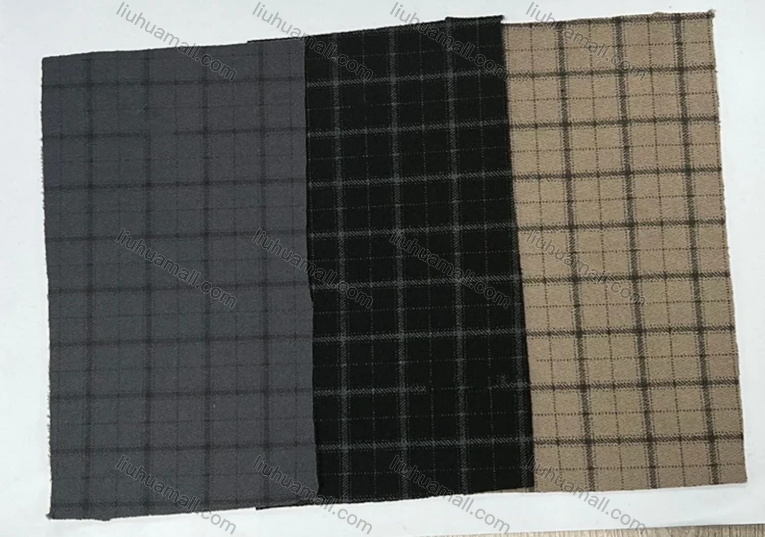 Wholesale Women's Casual Plus Size High Elastic Plaid Print Stright Leg Pants With Drawstring 33029# - Liuhuamall
