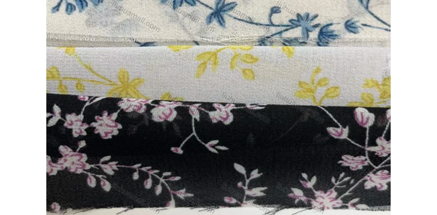 Wholesale Women's Casual Tie Neck Pearl Button Down Ruffle Trim Floral Shirt AT21066# - Liuhuamall