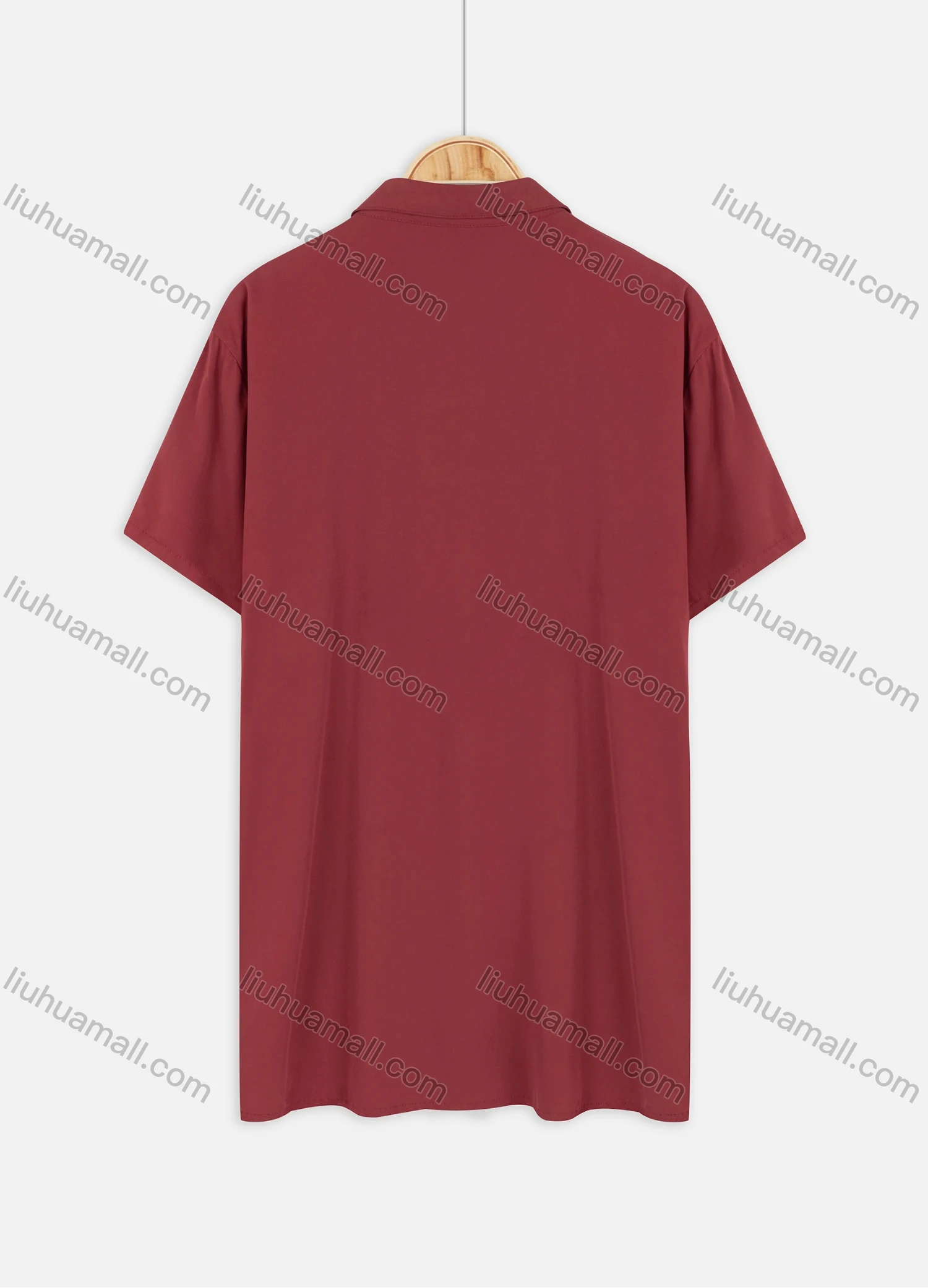 Wholesale Women's Plus Size Collared Short Sleeve Button Down Embroidery Casual Shirt - Liuhuamall