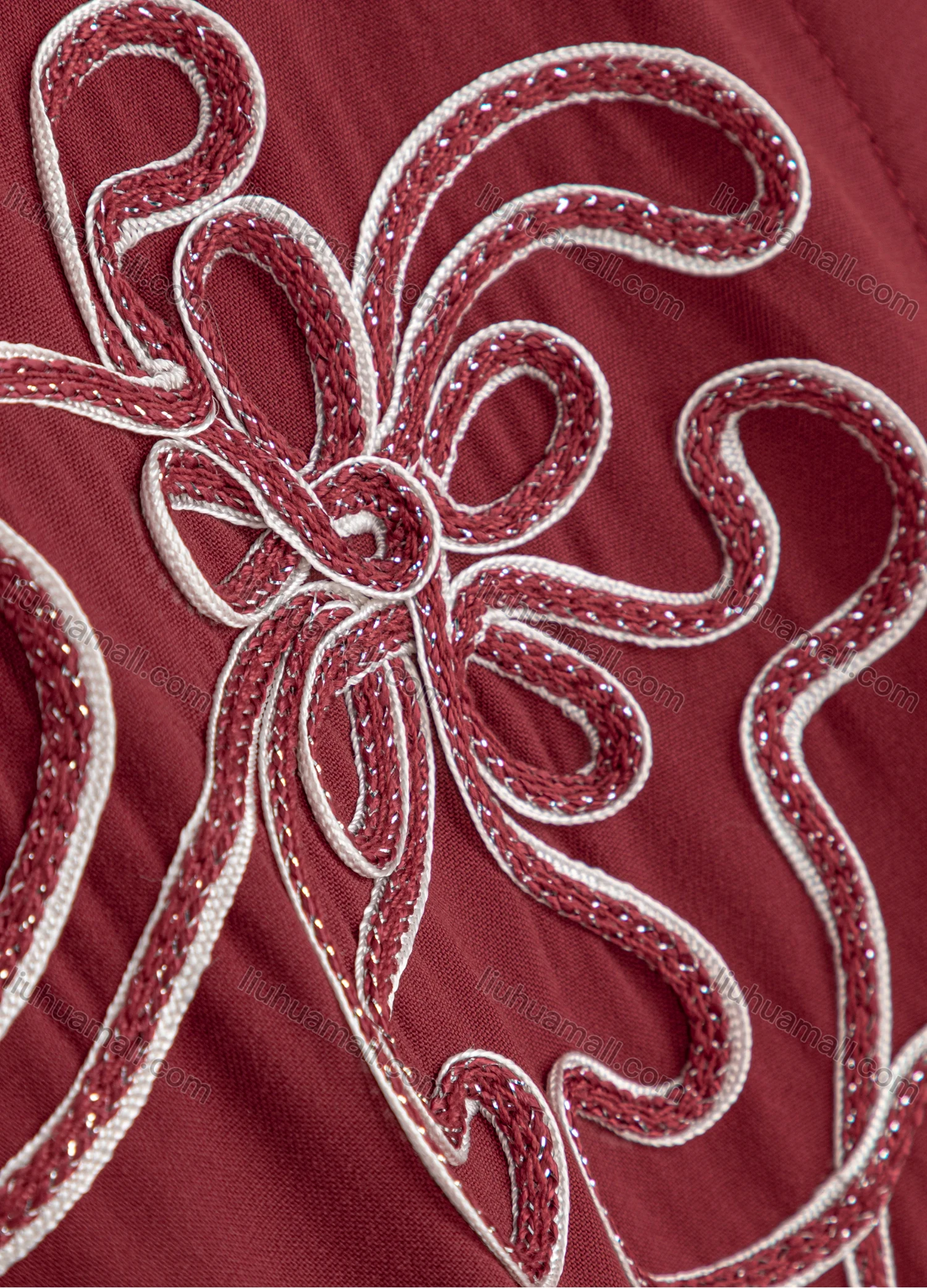 Wholesale Women's Plus Size Collared Short Sleeve Button Down Embroidery Casual Shirt - Liuhuamall