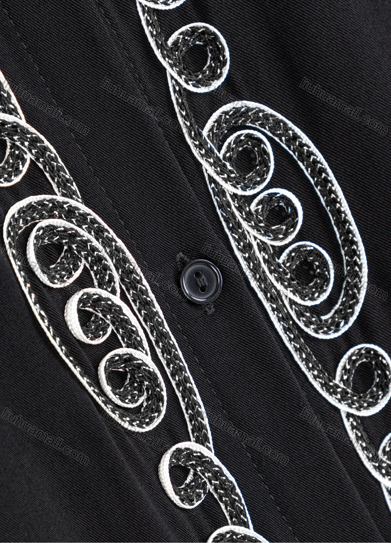 Wholesale Women's Plus Size Round Neck Short Sleeve Embroidery Casual Shirt - Liuhuamall