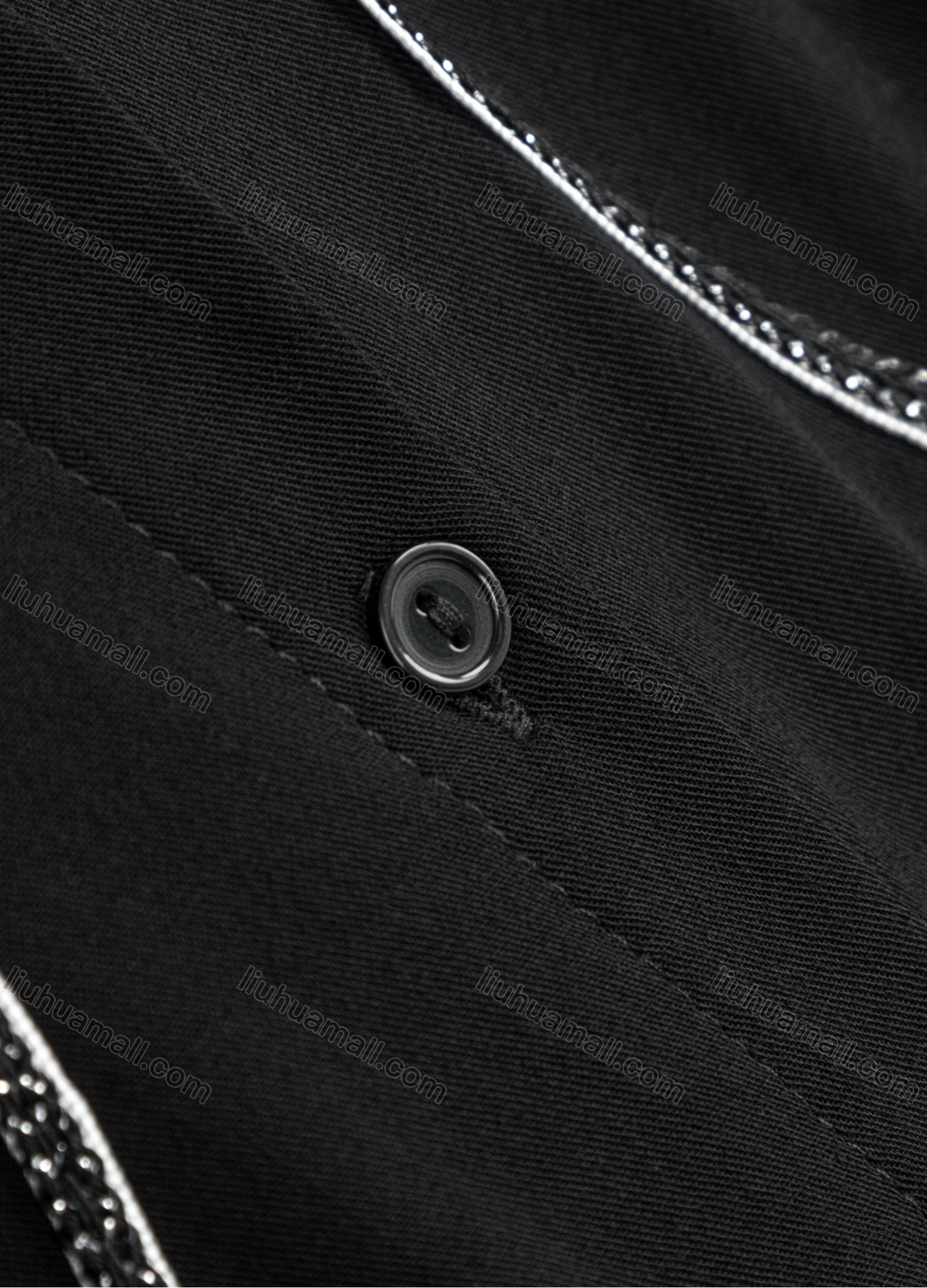 Wholesale Women's Plus Size Collared 3/4 Sleeve Button Down Embroidery Casual Shirt - Liuhuamall