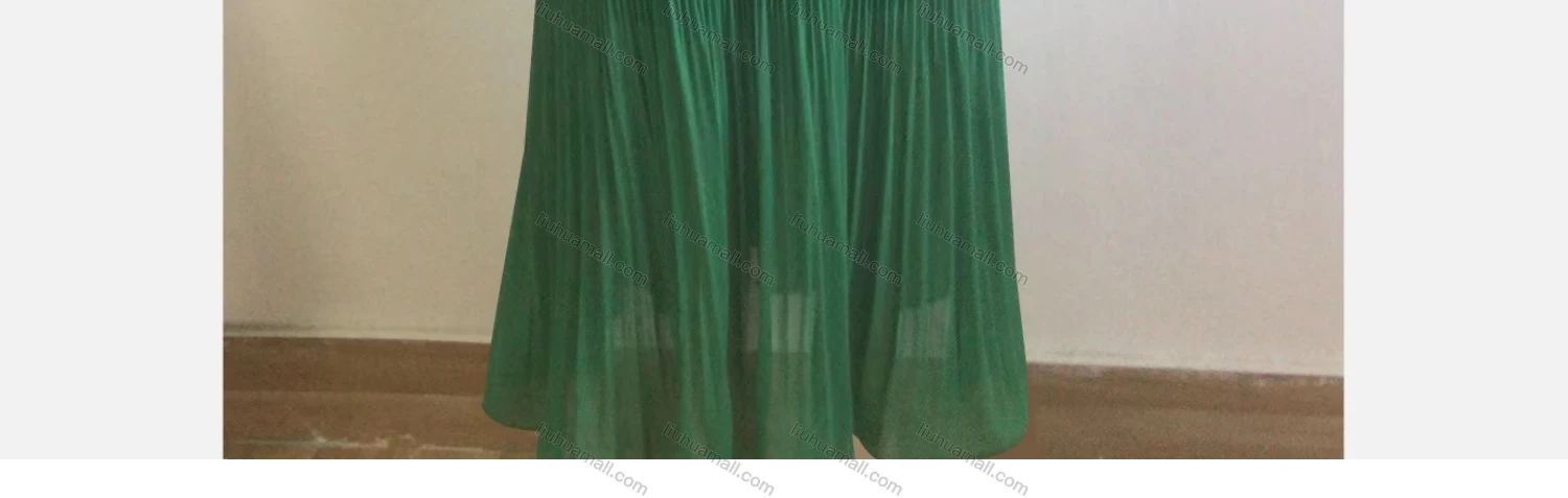 Wholesale Women's Plain Chiffon Elegant Collared Poet SleeveBell Sleeve Empire Waist Maxi Dress - Liuhuamall
