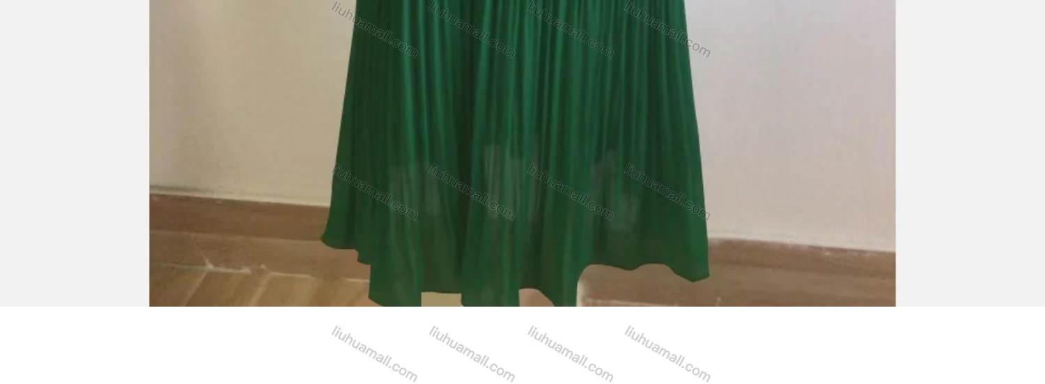 Wholesale Women's Chiffon Elegant Tie Neck Long Sleeve Ruffle Trim Empire Waist Maxi Dress - Liuhuamall