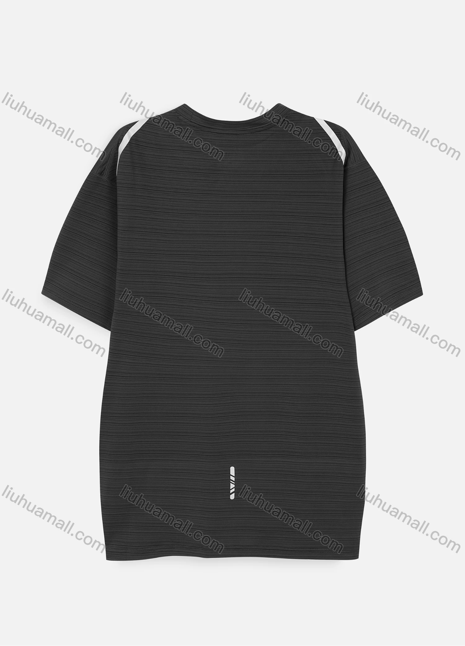 Wholesale Men's Athletic Workout Sporty Breathable Short Sleeve Striped Trim T-shirt S808# - Liuhuamall