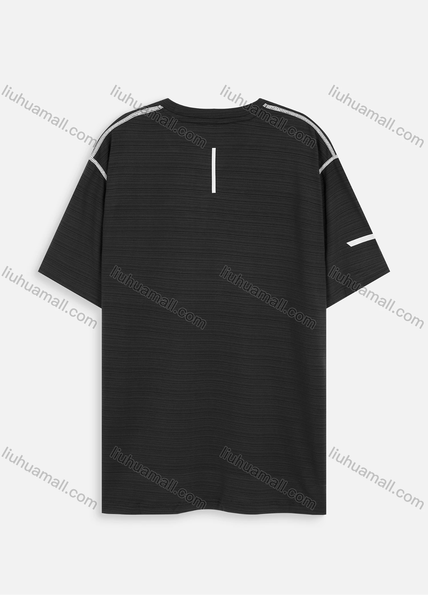 Wholesale Men's Athletic Workout Sporty Breathable Short Sleeve Letter Print T-shirt S807# - Liuhuamall