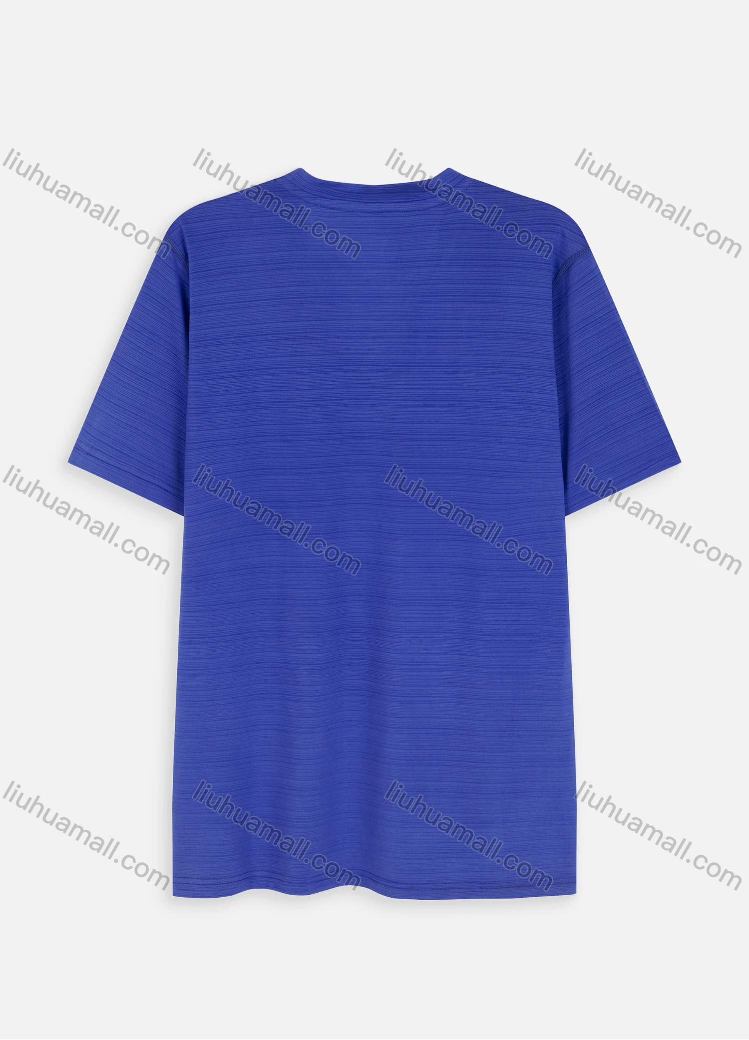 Wholesale Men's Athletic Sporty Breathable Short Sleeve Gradient Striped T-shirt - Liuhuamall