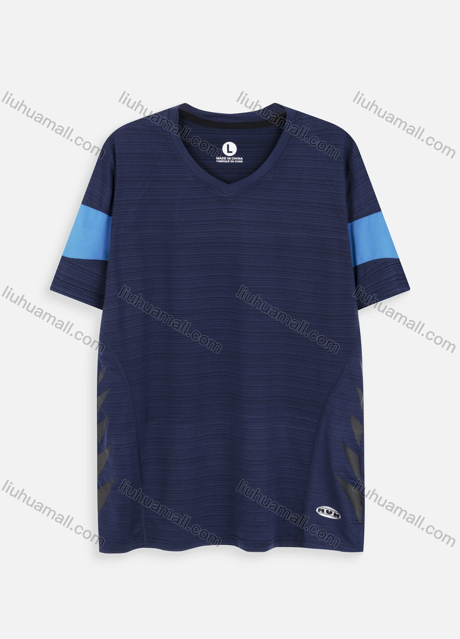 Wholesale Men's Athletic Workout Sporty Breathable Short Sleeve T-shirt S837# - Liuhuamall