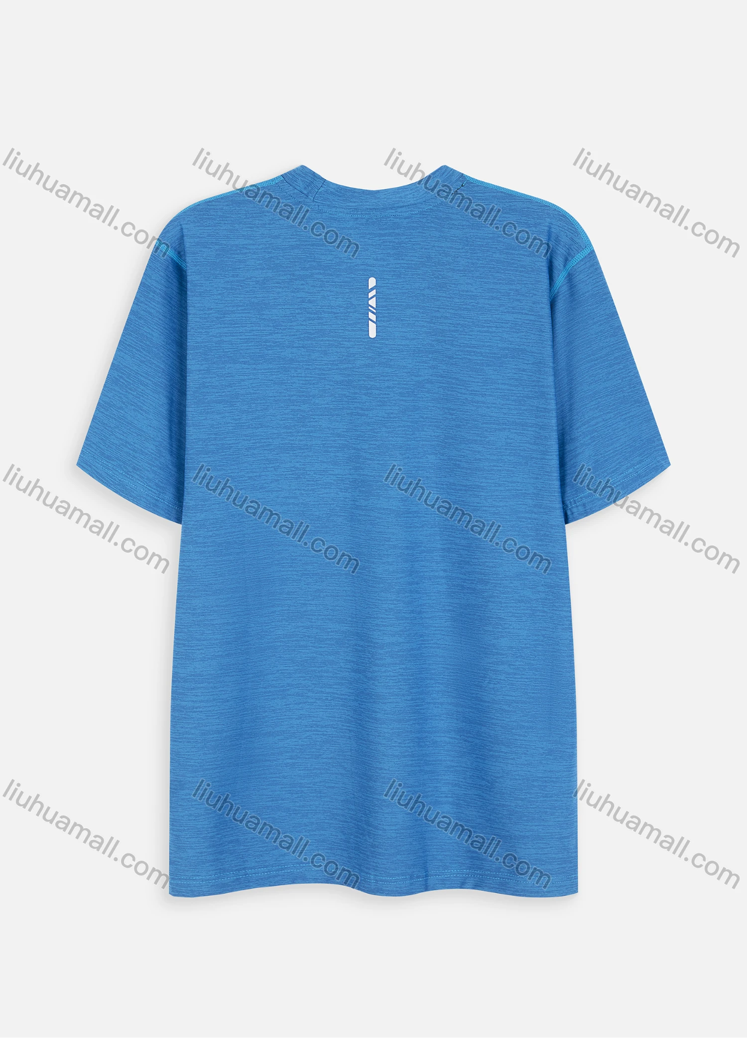 Wholesale Men's Sporty Breathable Short Sleeve Shoulder Striped Letter Print T-shirt H832# - Liuhuamall