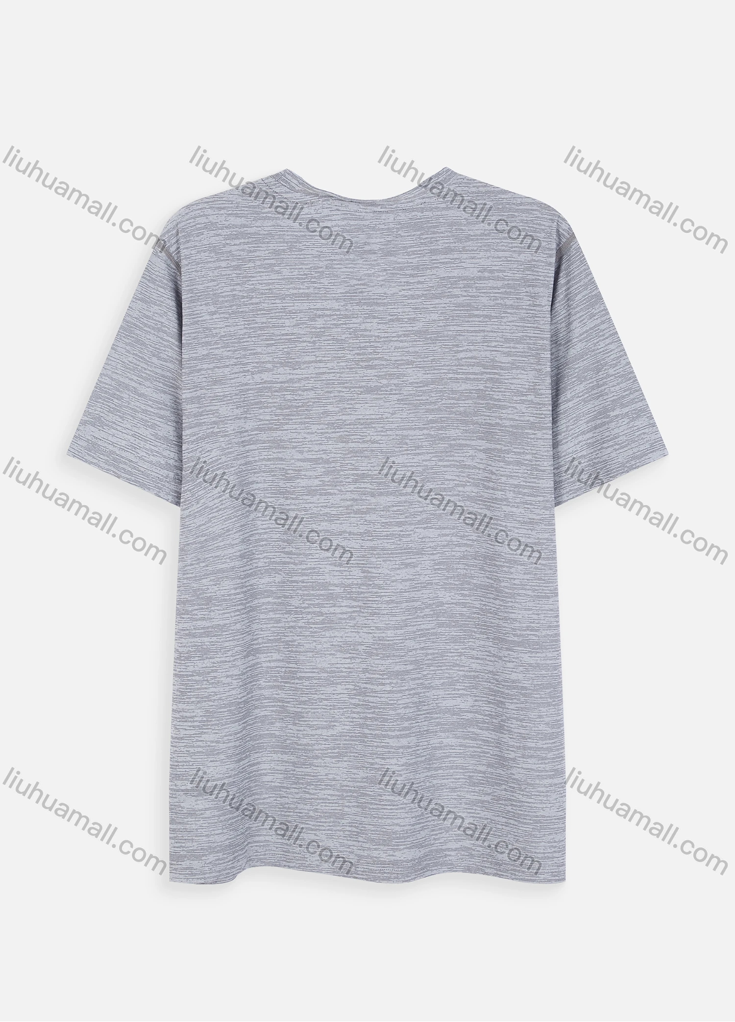 Wholesale Men's Athletic Workout Sporty Breathable Short Sleeve Geometrict Print T-shirt H838# - Liuhuamall