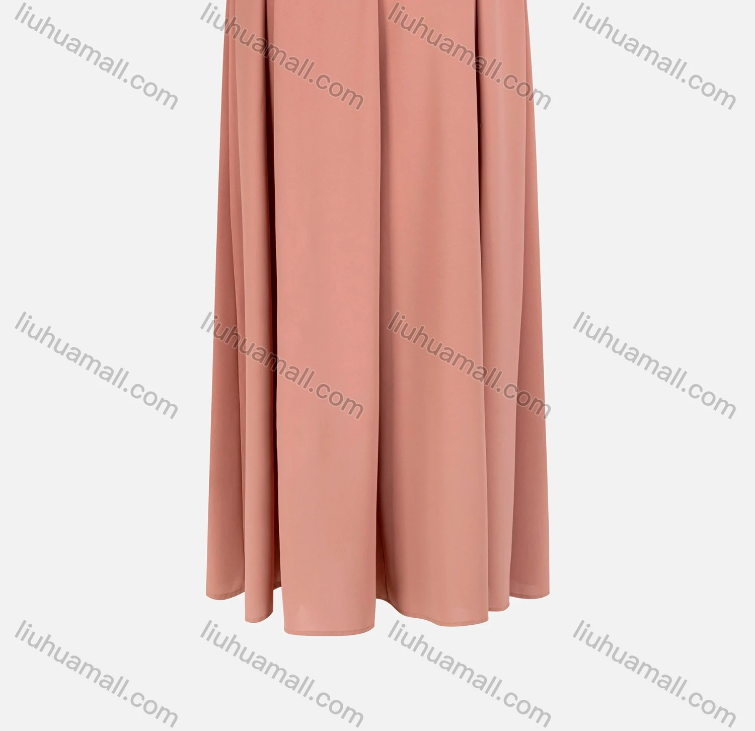 Wholesale Women's Casual Plain Ruched Bow Knot High Waist Maxi Skirt With Belt - Liuhuamall