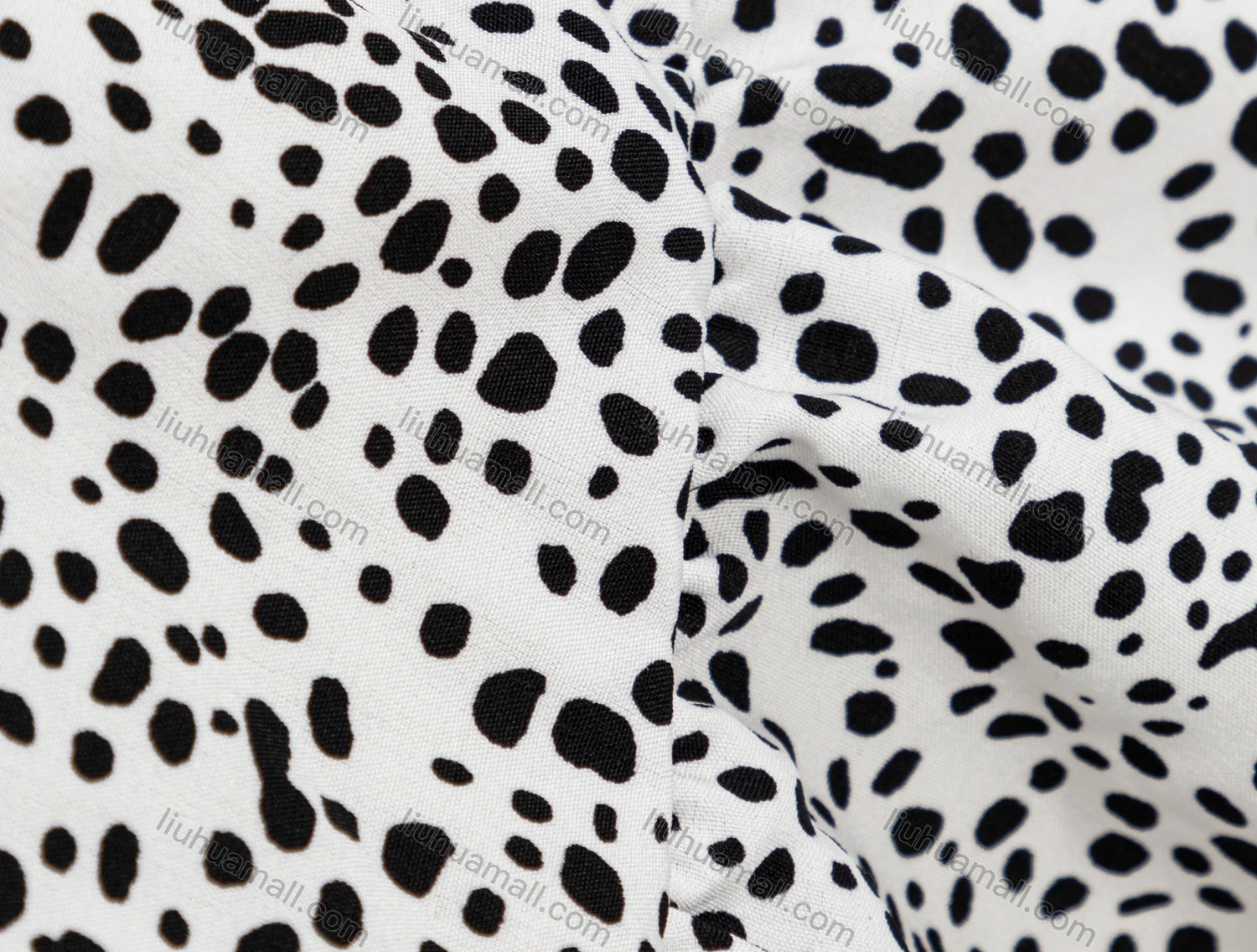 Wholesale Women's Ruffle Trim Dalmatian Print Mini Skirt - Liuhuamall