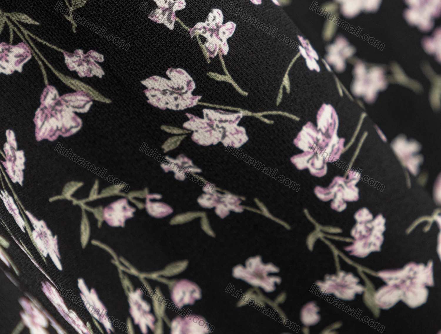 Wholesale Women's Ditsy Floral Print Higt Waist Midi Skirt - Liuhuamall