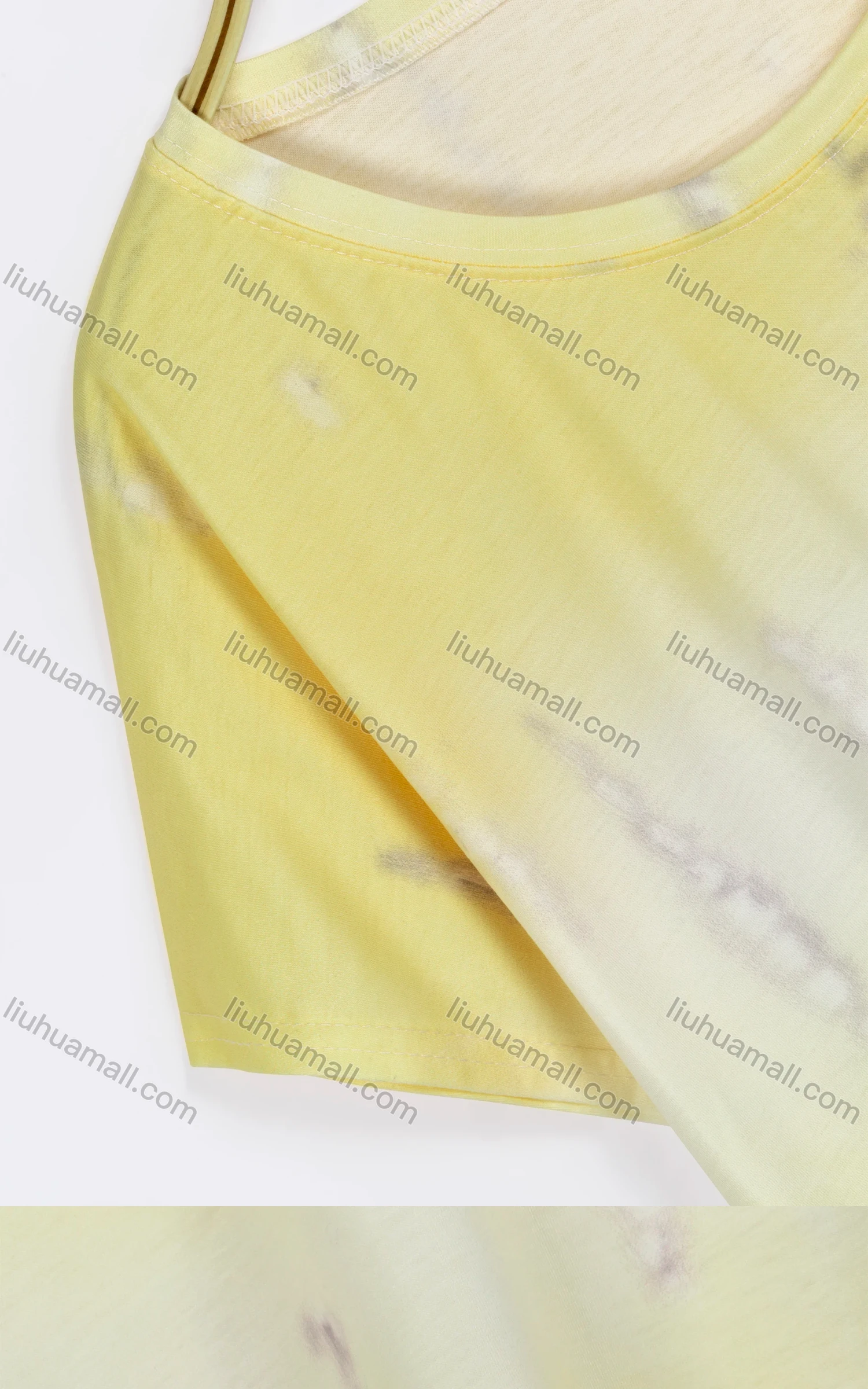 Wholesale Women's Casual Round Neck Short Sleeve Gradient Distressed T-shirt - Liuhuamall