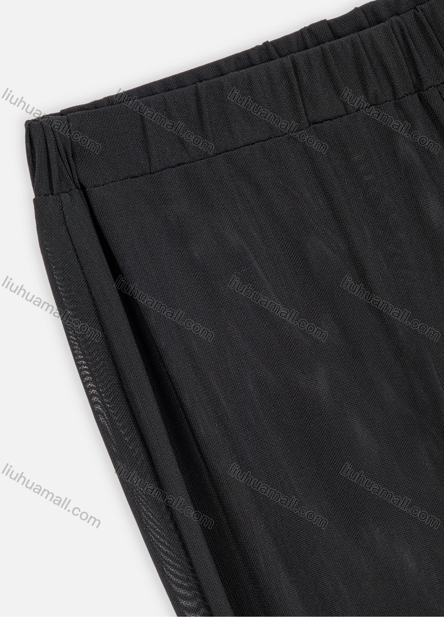 Wholesale Women's Vacation Plain Mesh Hollow Out Loose Fit Wide-leg Pants - Liuhuamall