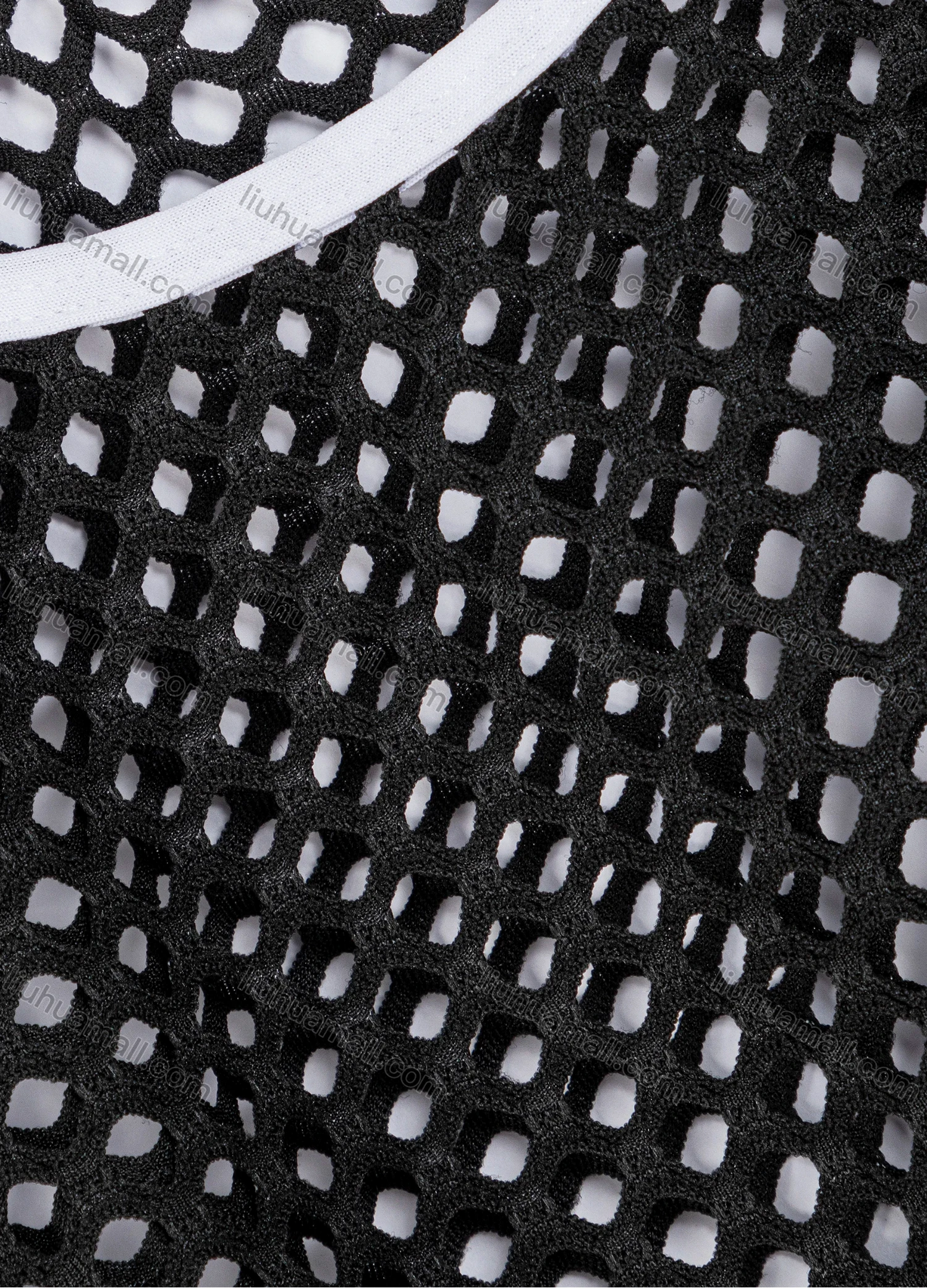 Wholesale Women's Vacation Mesh Beachwear Top Breathable See Through Cover Up - Liuhuamall