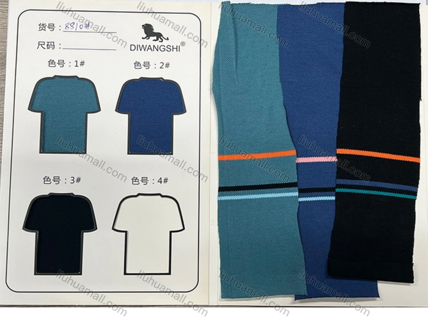 Wholesale Men's Casual Short Sleeve Embroidered Label Striped Button Polo Shirts - Liuhuamall