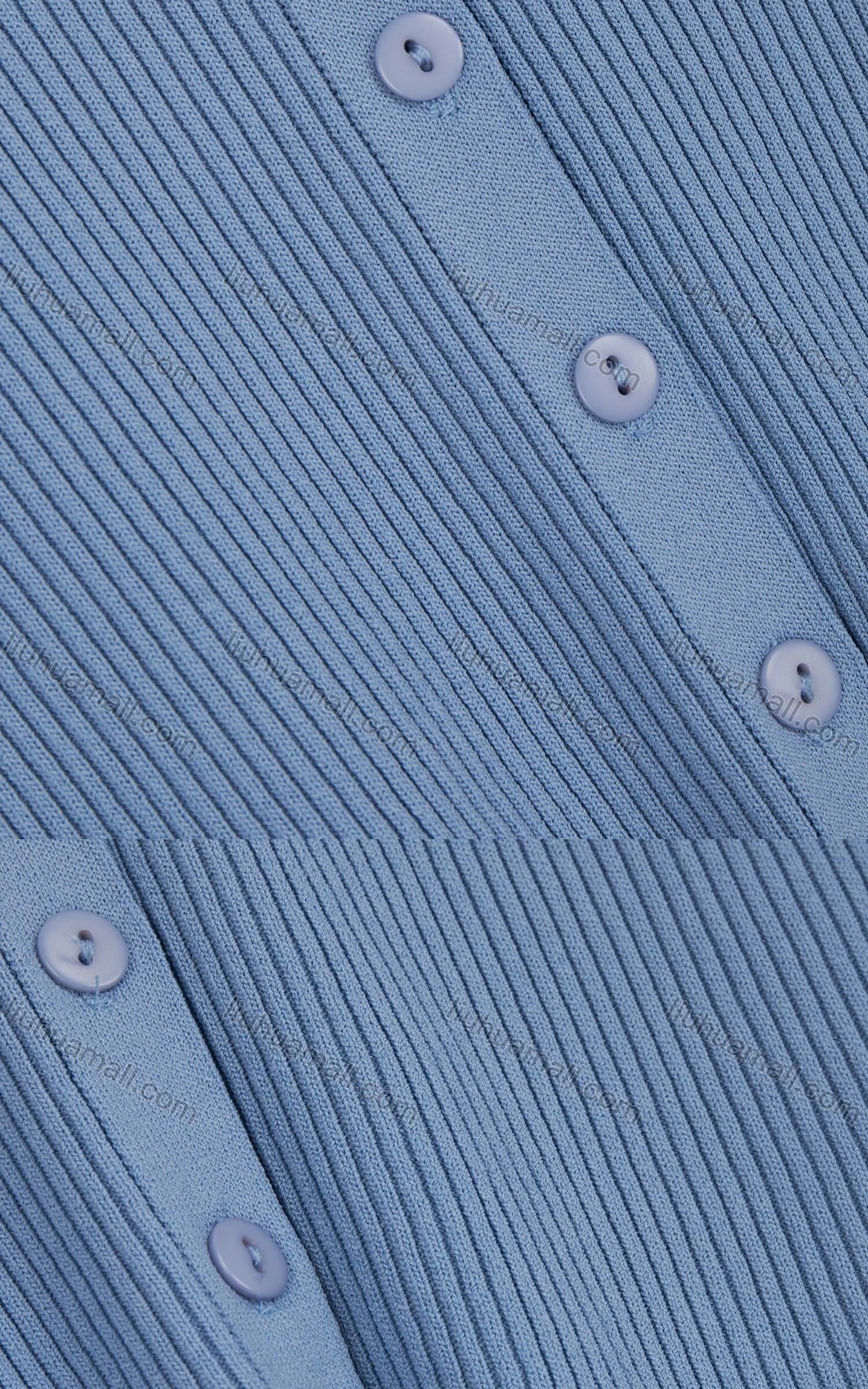 Wholesale Women's Plain Long Sleeve Button Open Front French Rib Cardigan 901# - Liuhuamall