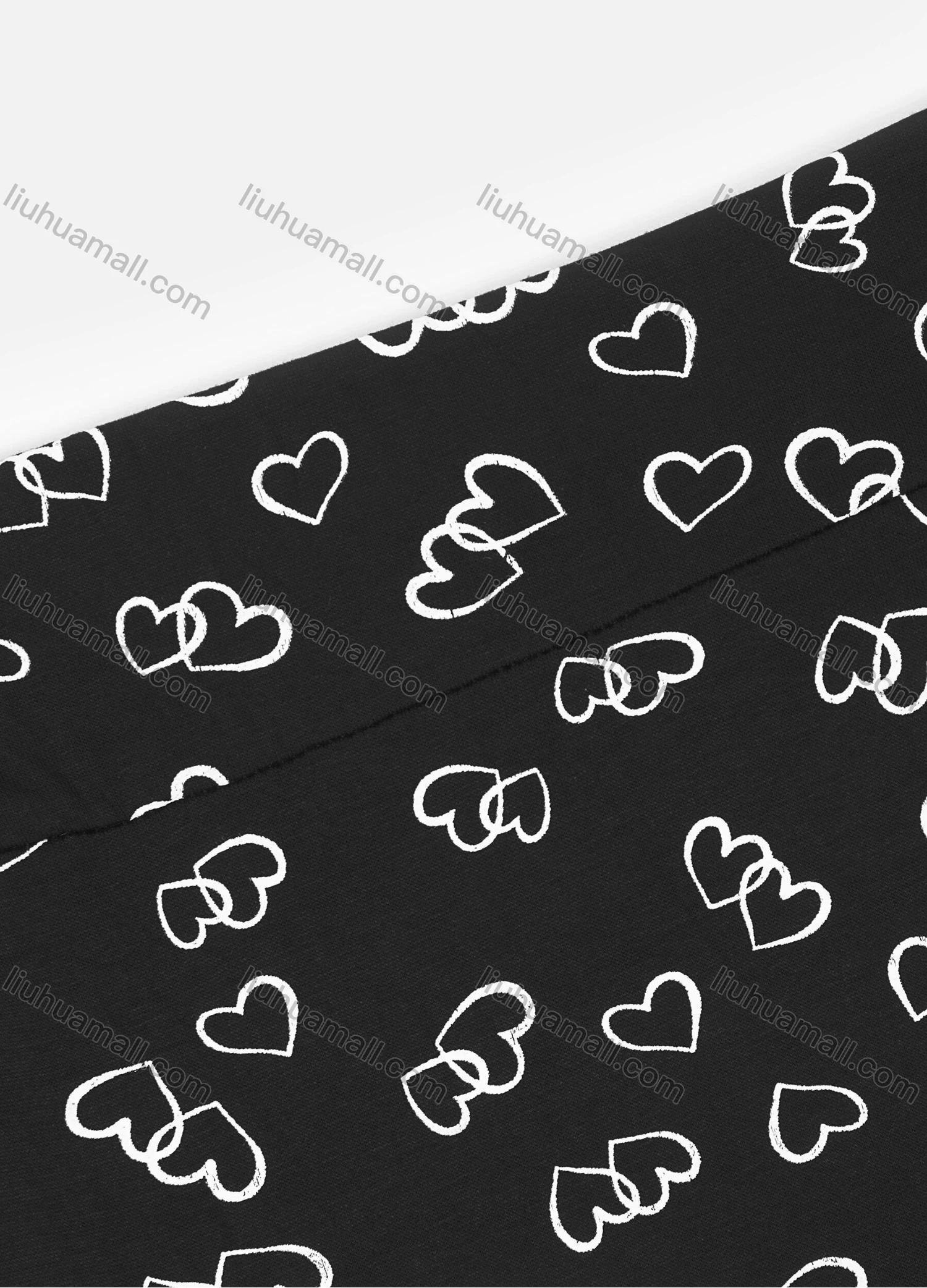 Wholesale Women's Casual Heart Print A-line Maxi Skirts 1135# - Liuhuamall