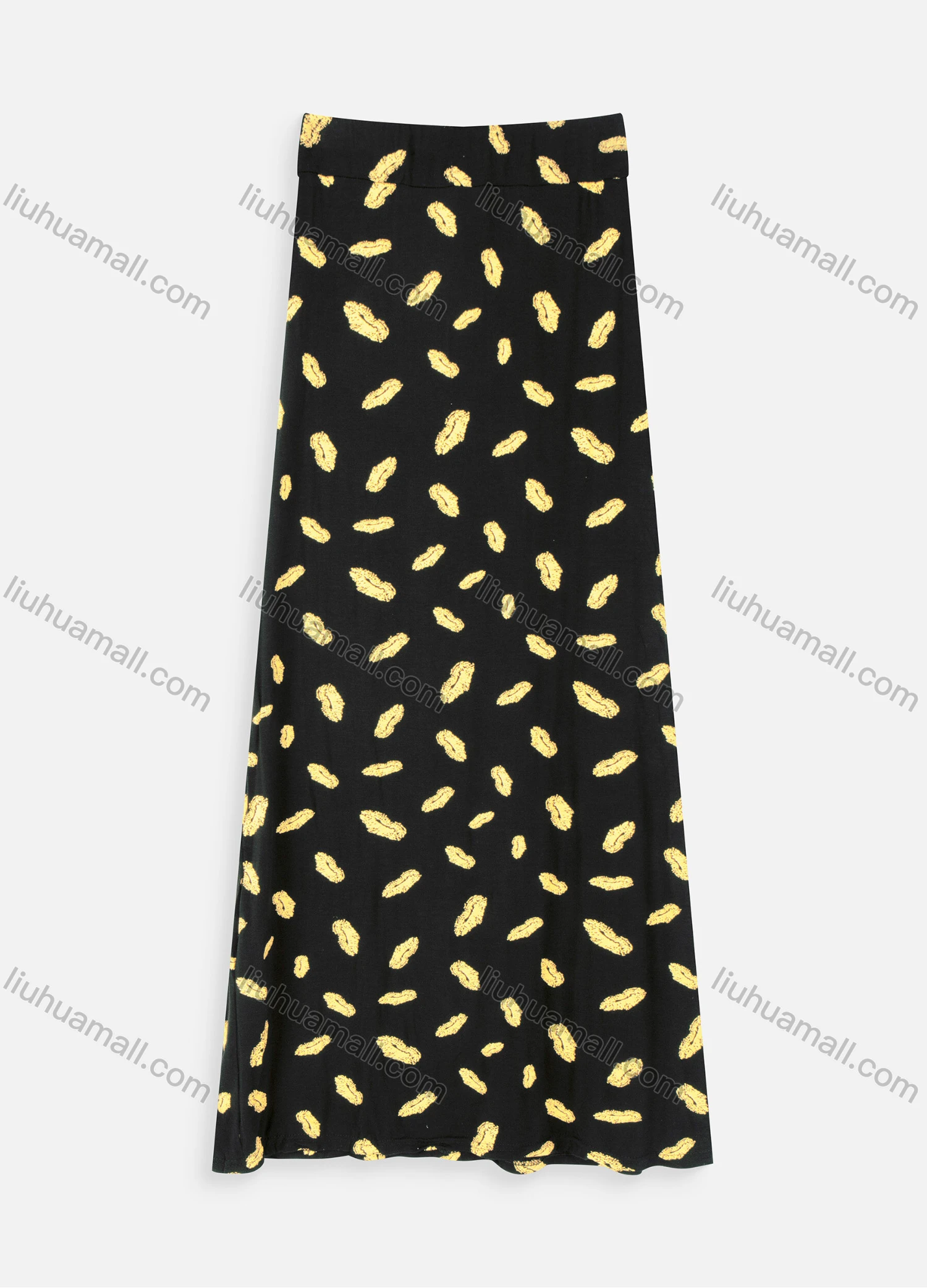 Wholesale Women's Casual Allover Print A-line Maxi Skirts 1135# - Liuhuamall