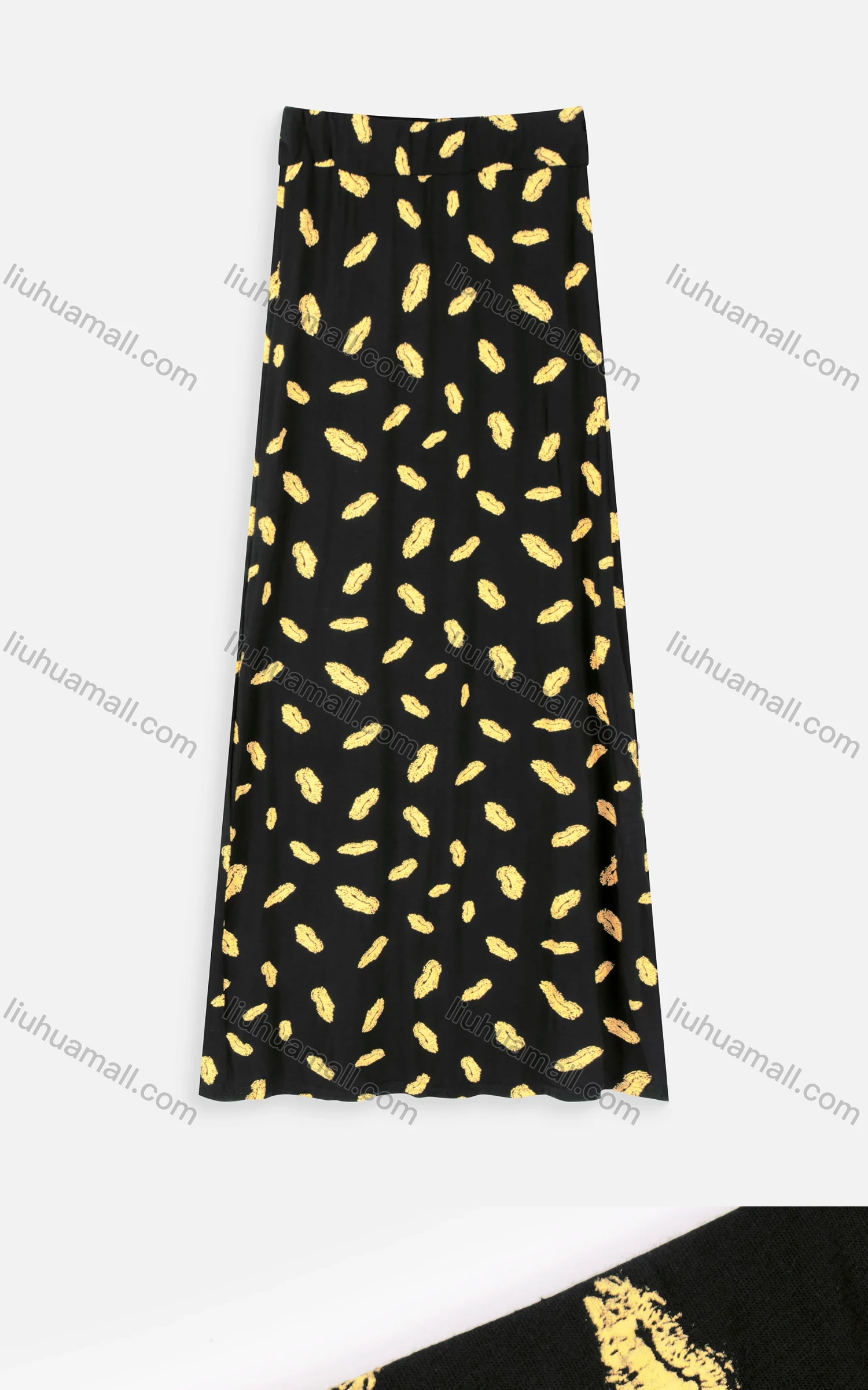 Wholesale Women's Casual Allover Print A-line Maxi Skirts 1135# - Liuhuamall